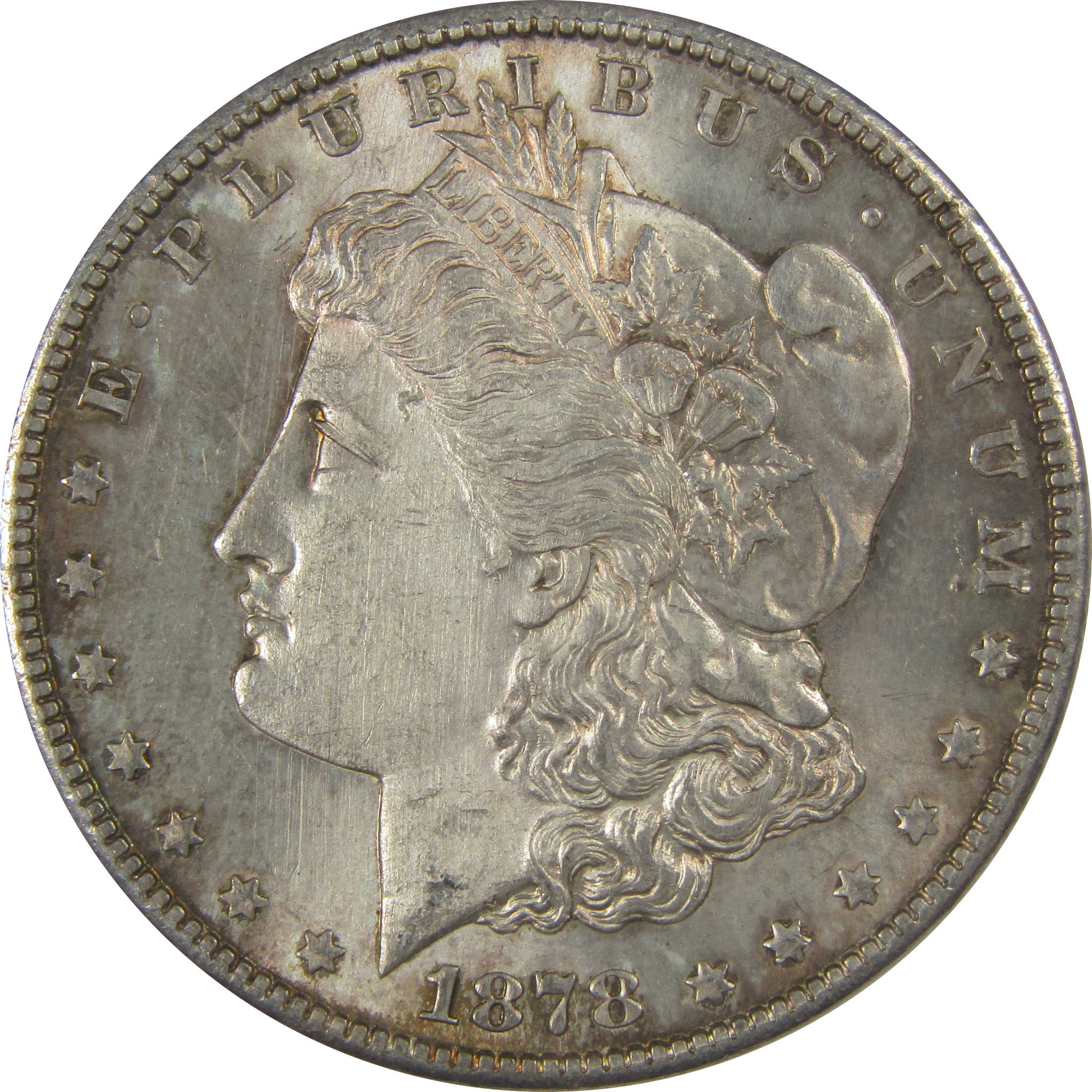 1878 S Morgan Dollar AU About Uncirculated Details Silver SKU:CPC1083 - Morgan coin - Morgan silver dollar - Morgan silver dollar for sale - Profile Coins &amp; Collectibles