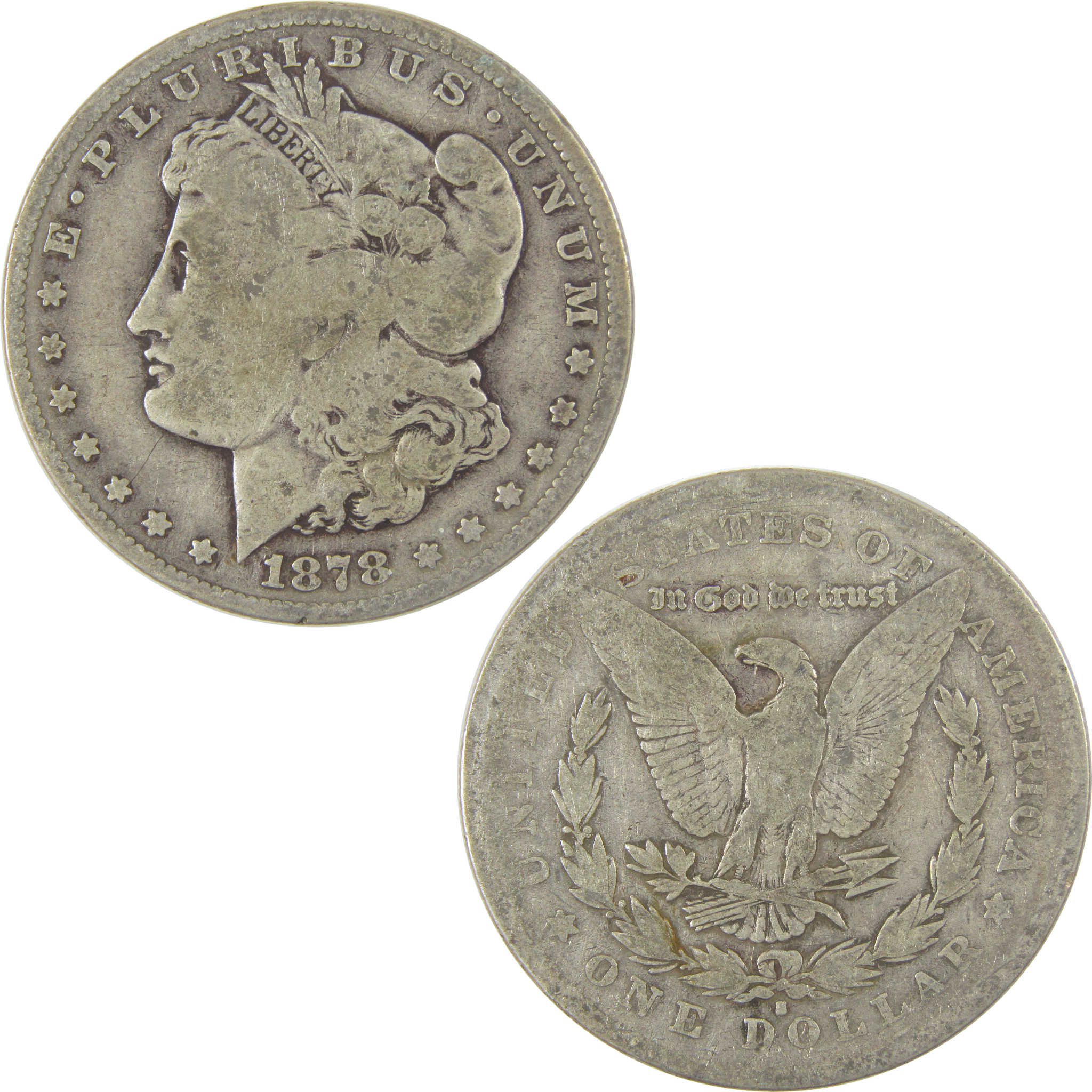 1878 S Morgan Dollar G Good Silver $1 Coin SKU:I19762 - Morgan coin - Morgan silver dollar - Morgan silver dollar for sale - Profile Coins &amp; Collectibles