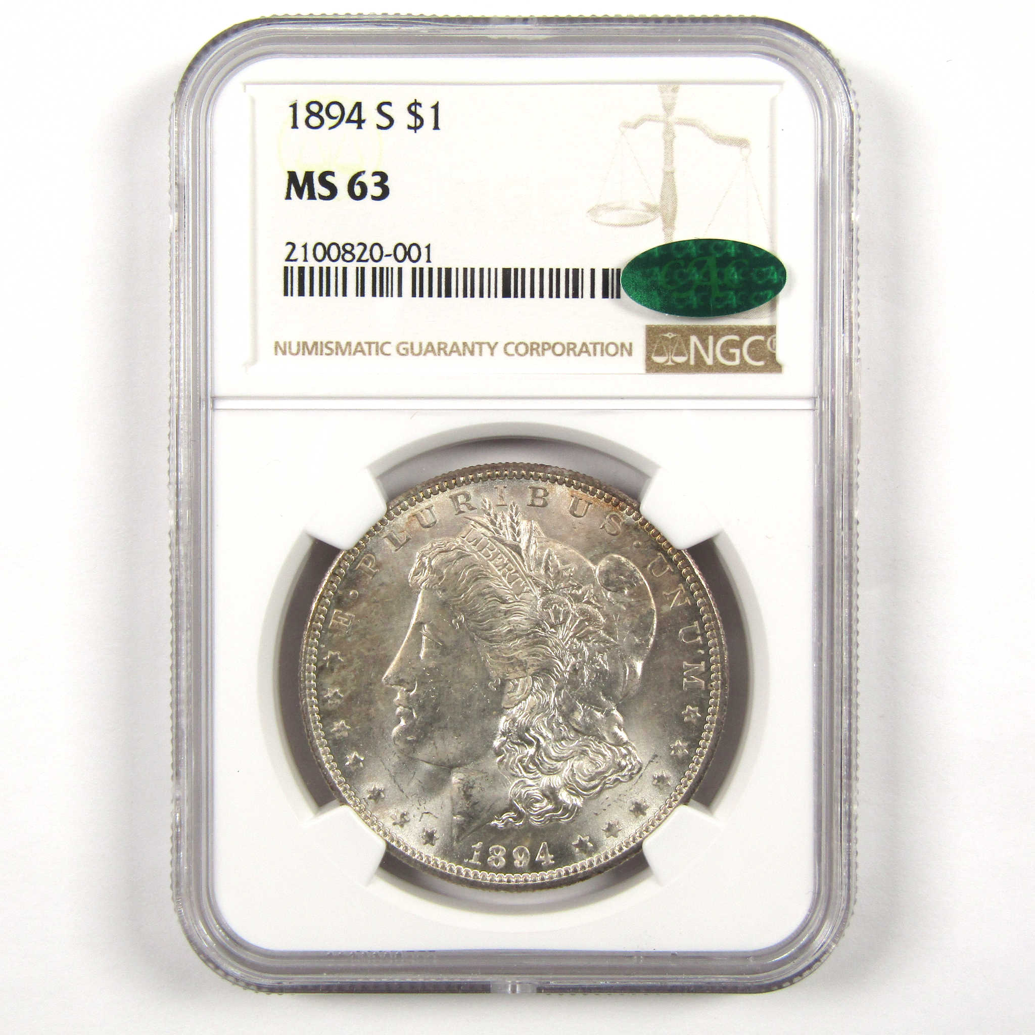 1894 S Morgan Dollar MS 63 NGC CAC Silver $1 Uncirculated SKU:I11713 - Morgan coin - Morgan silver dollar - Morgan silver dollar for sale - Profile Coins &amp; Collectibles