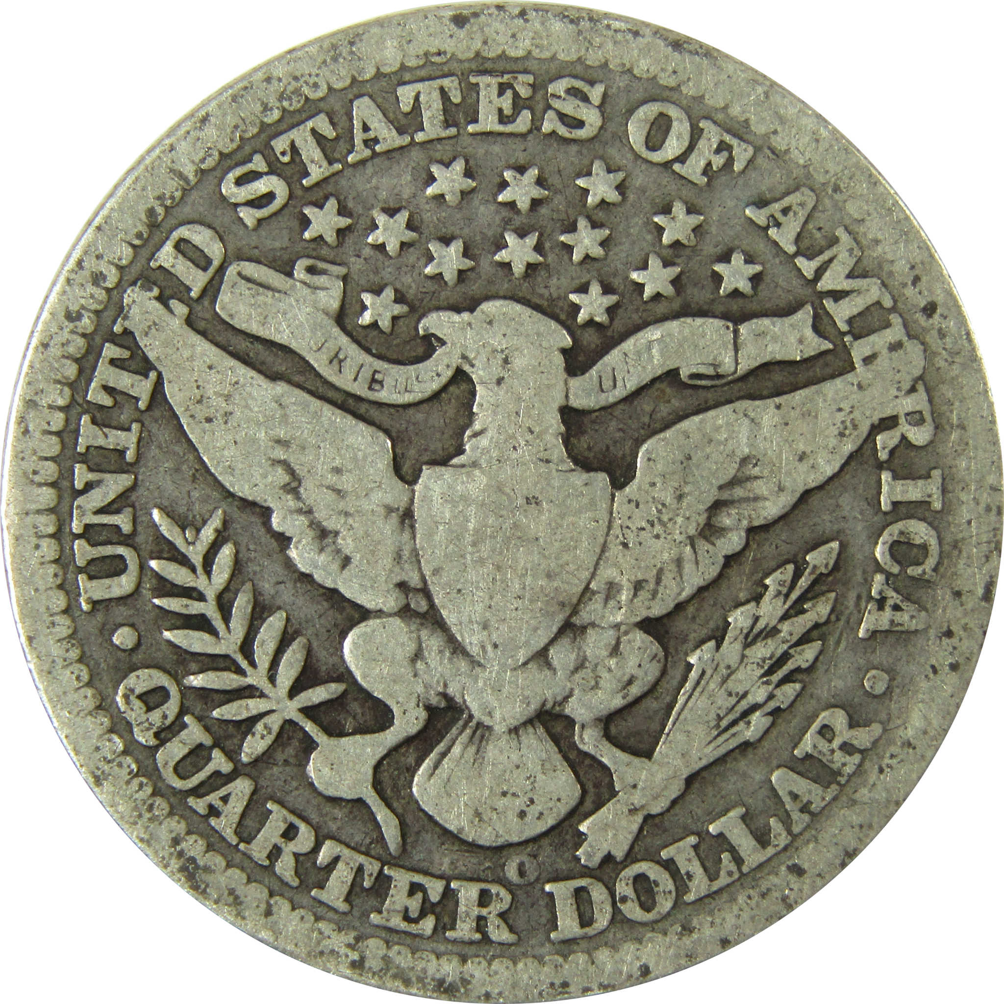 1902 O Barber Silver Quarter VG Very Good 25c Coin SKU:CP874