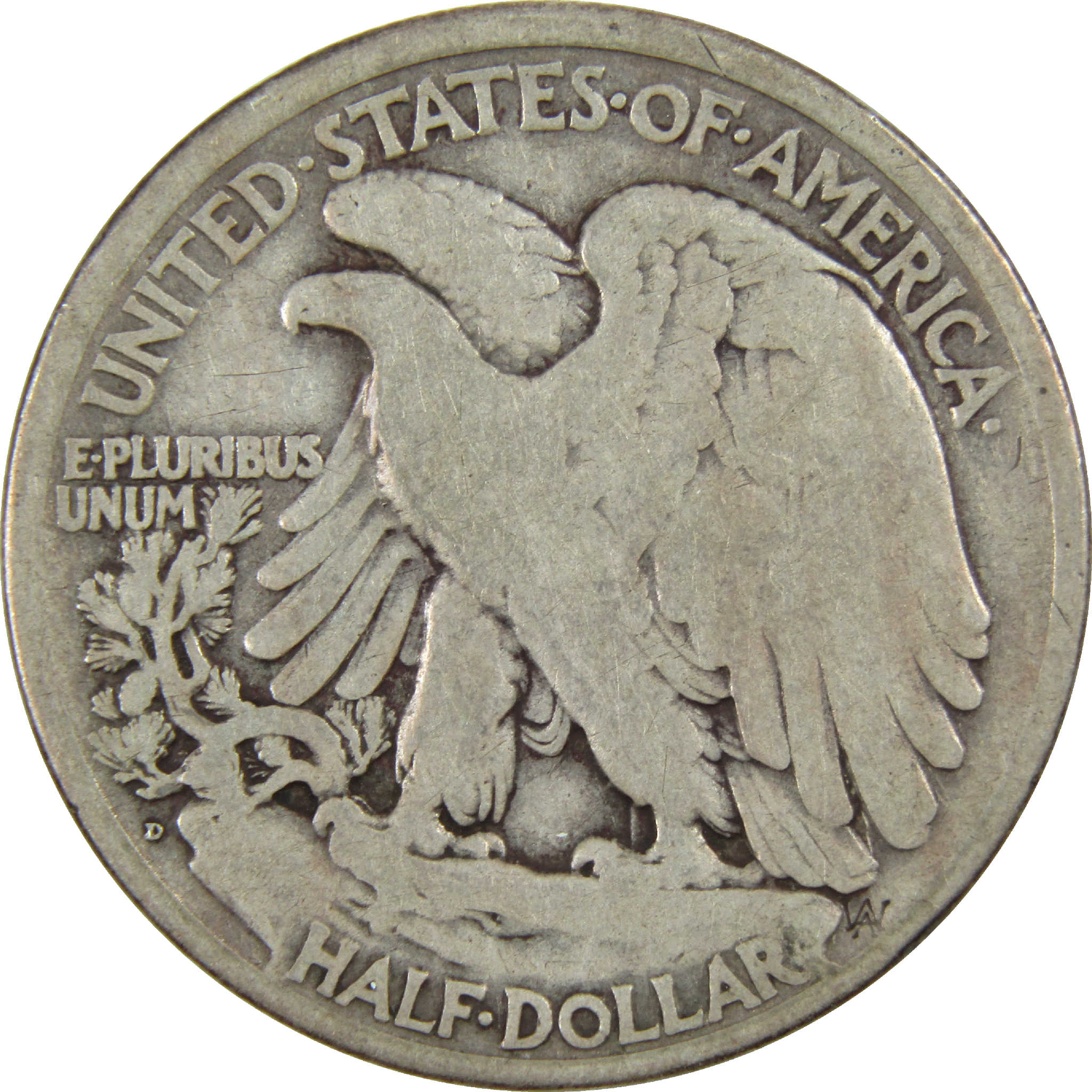 1920 D Liberty Walking Half Dollar VG Very Good Silver 50c SKU:I12342