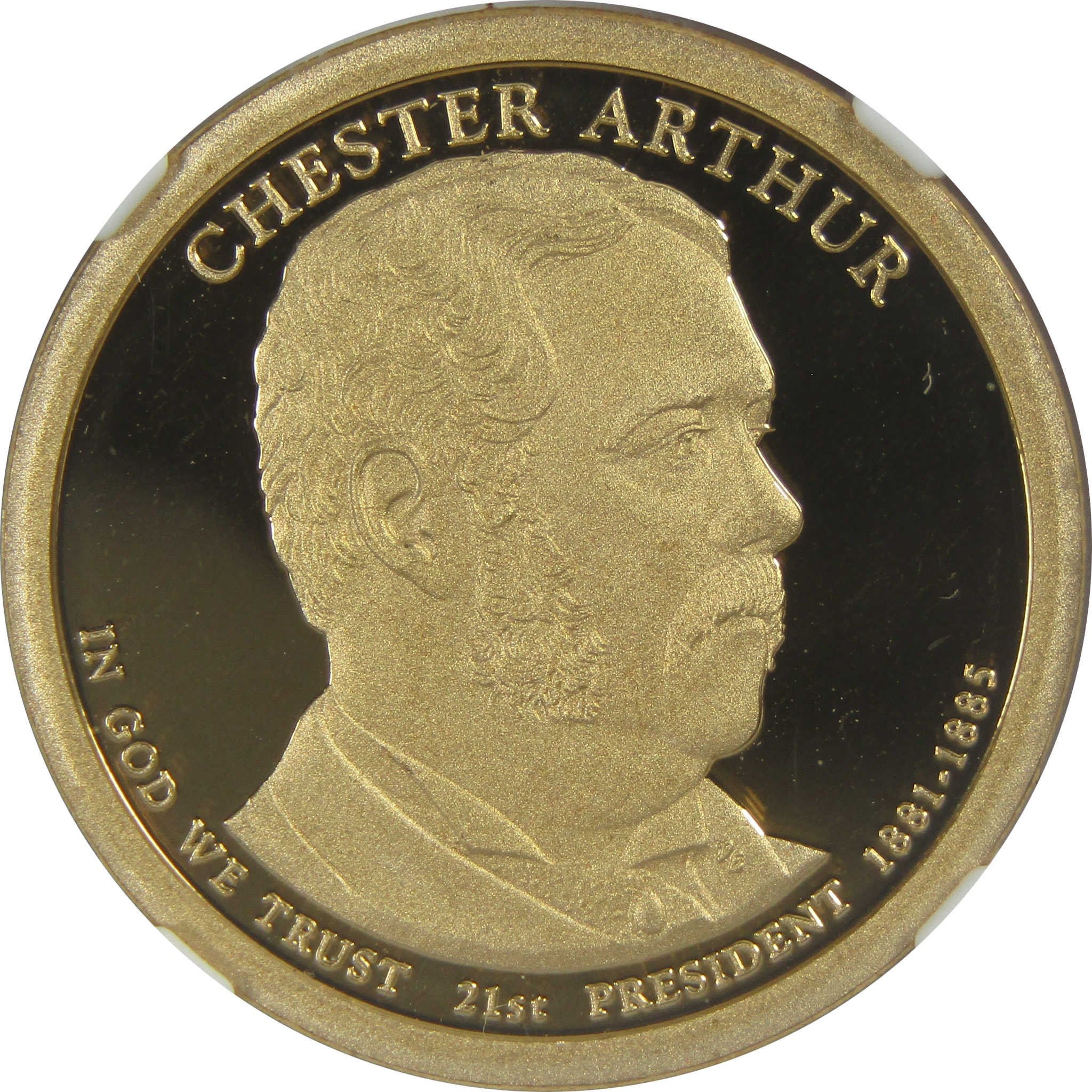 2012 S Chester Arthur Presidential Dollar PF 69 UCAM NGC SKU:CPC9267