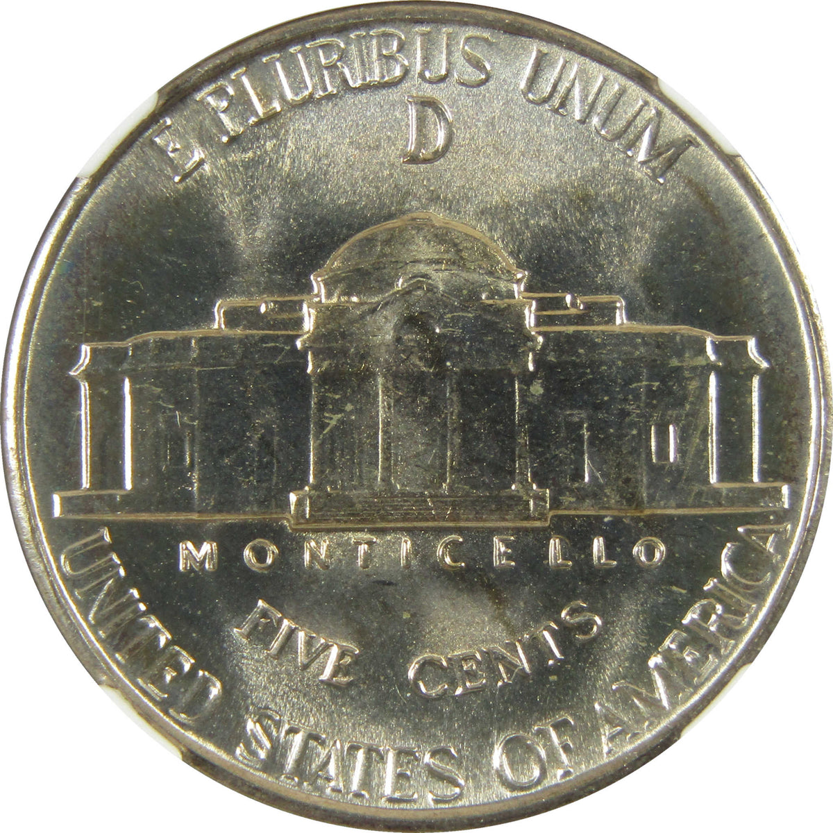 1943 D Jefferson Wartime Silver Nickel MS 67 6FS NGC Coin SKU:I28714