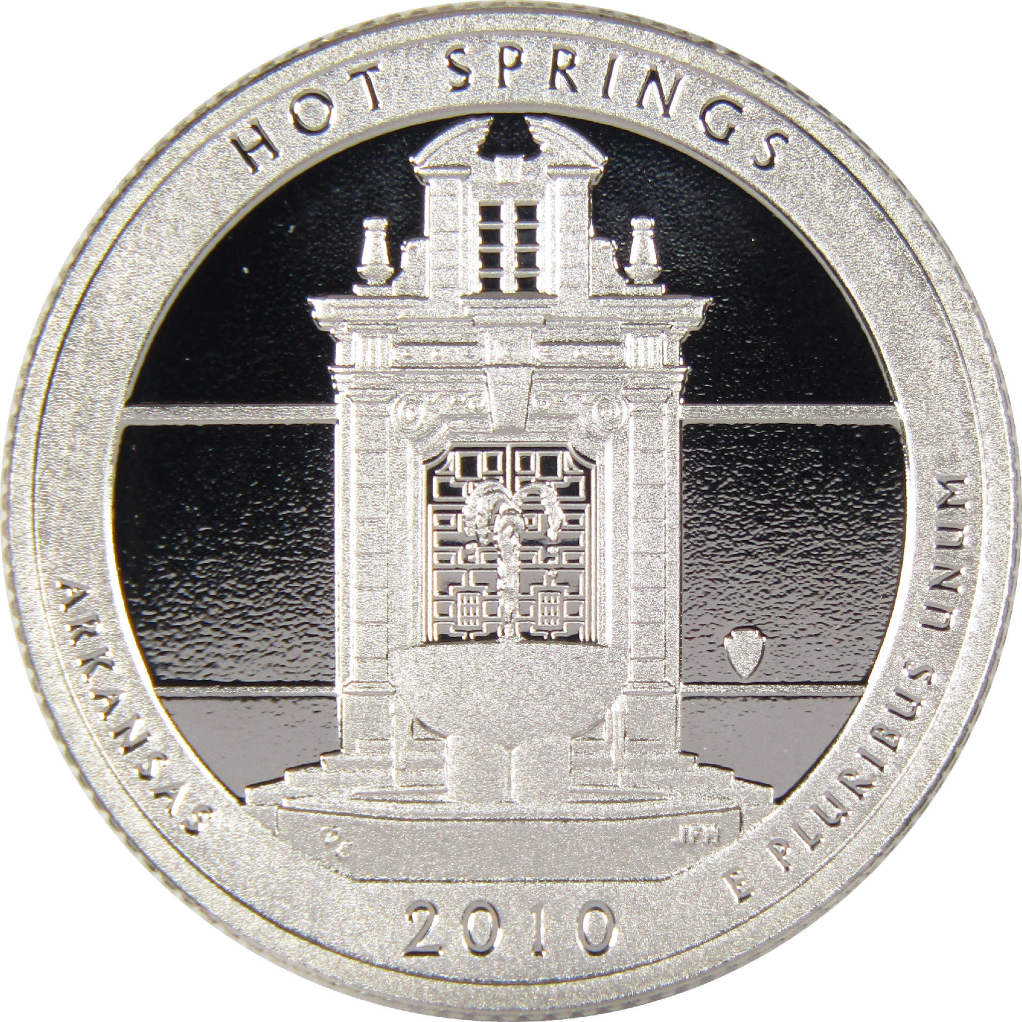 2010 S Hot Springs National Park Quarter Silver 25c Proof Coin