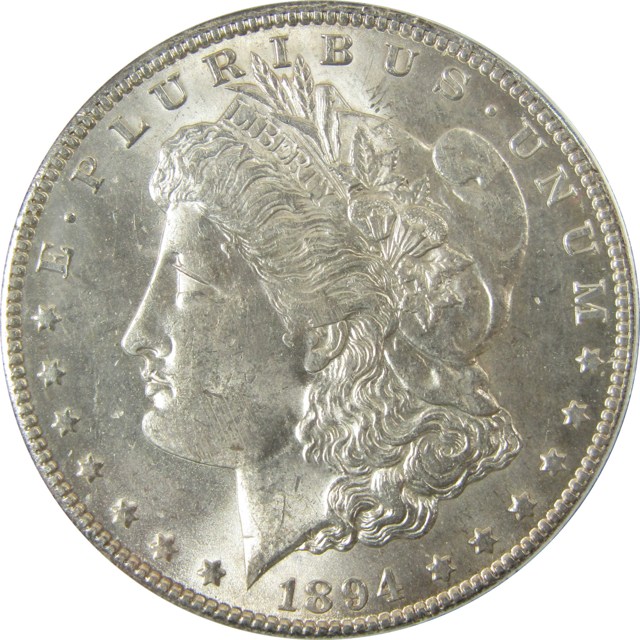 1894 S Morgan Silver Dollar MS 60 Details ANACS SKU:I28467