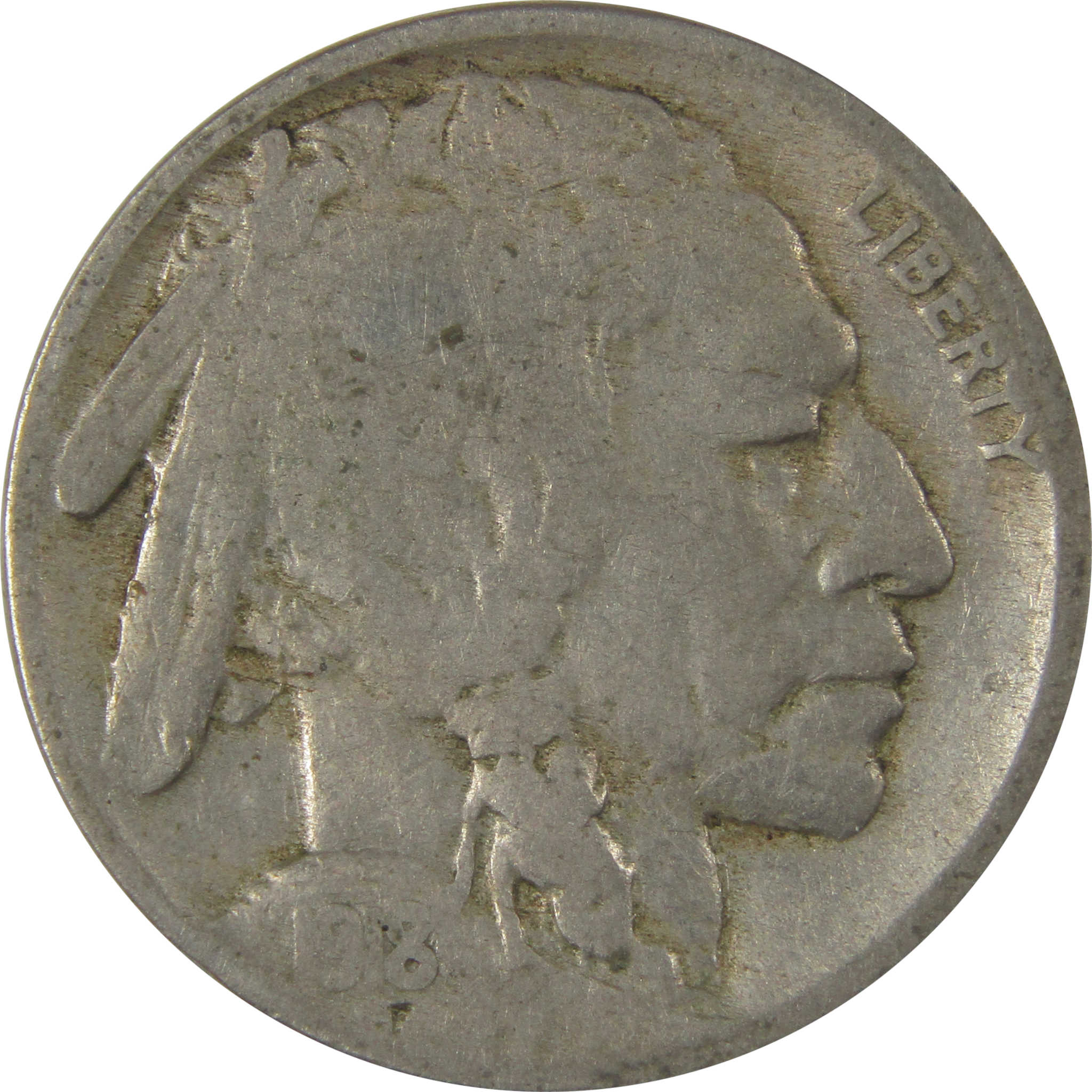1918 Indian Head Buffalo Nickel G Good 5c Coin SKU:I22747