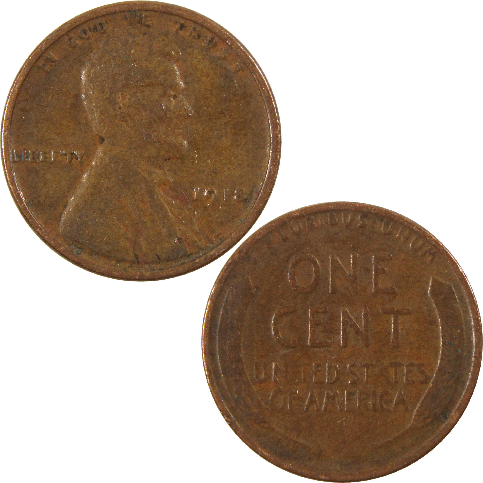 1918 Lincoln Wheat Cent VG Very Good Penny 1c Coin