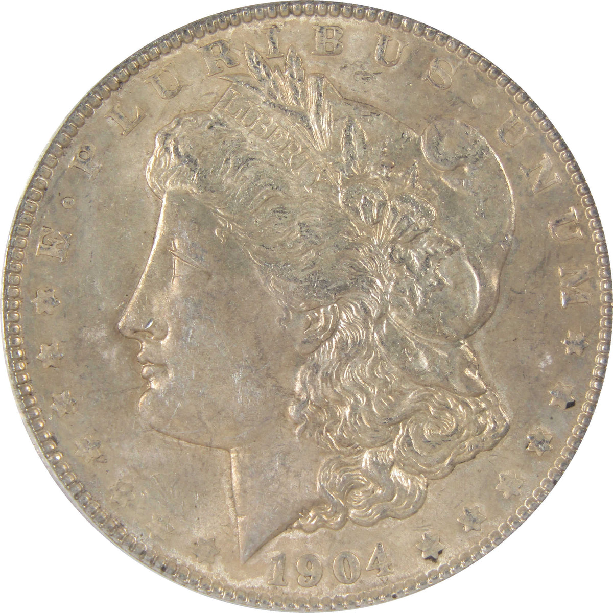 1904 Morgan Silver Dollar MS 62 ICG Uncirculated $1 Coin SKU:I29175