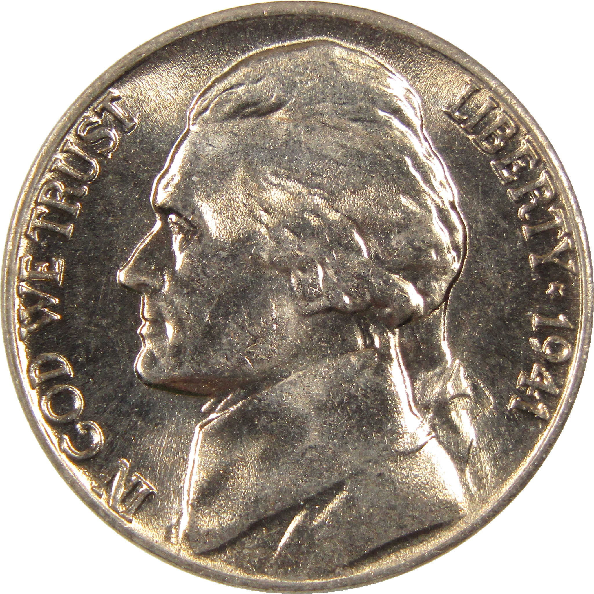 1941 Jefferson Nickel BU Uncirculated 5c Coin