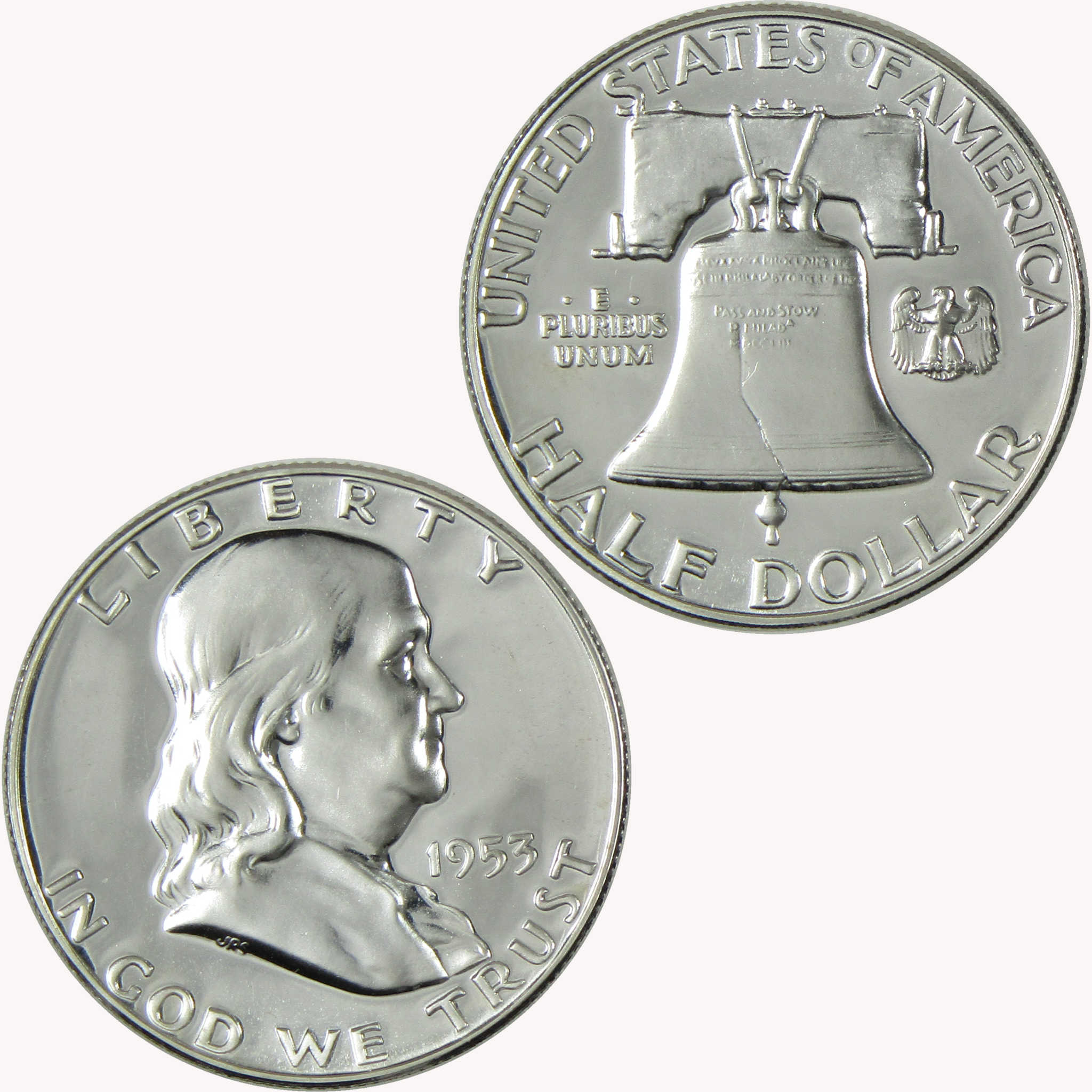 1953 Franklin Silver Half Dollar Proof 50c Coin Collectible SKU:I26610