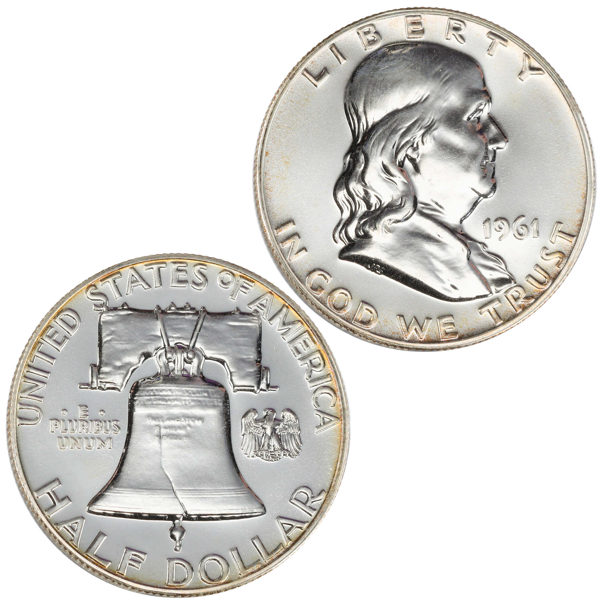 1961 Franklin Half Dollar Silver 50c Proof Coin SKU:I12087