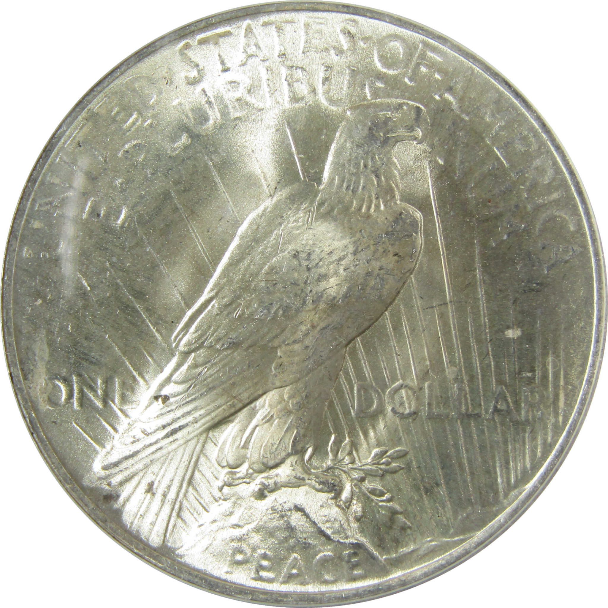 1923 Peace Silver Dollar MS 60 Details ANACS Uncirculated SKU:I28309