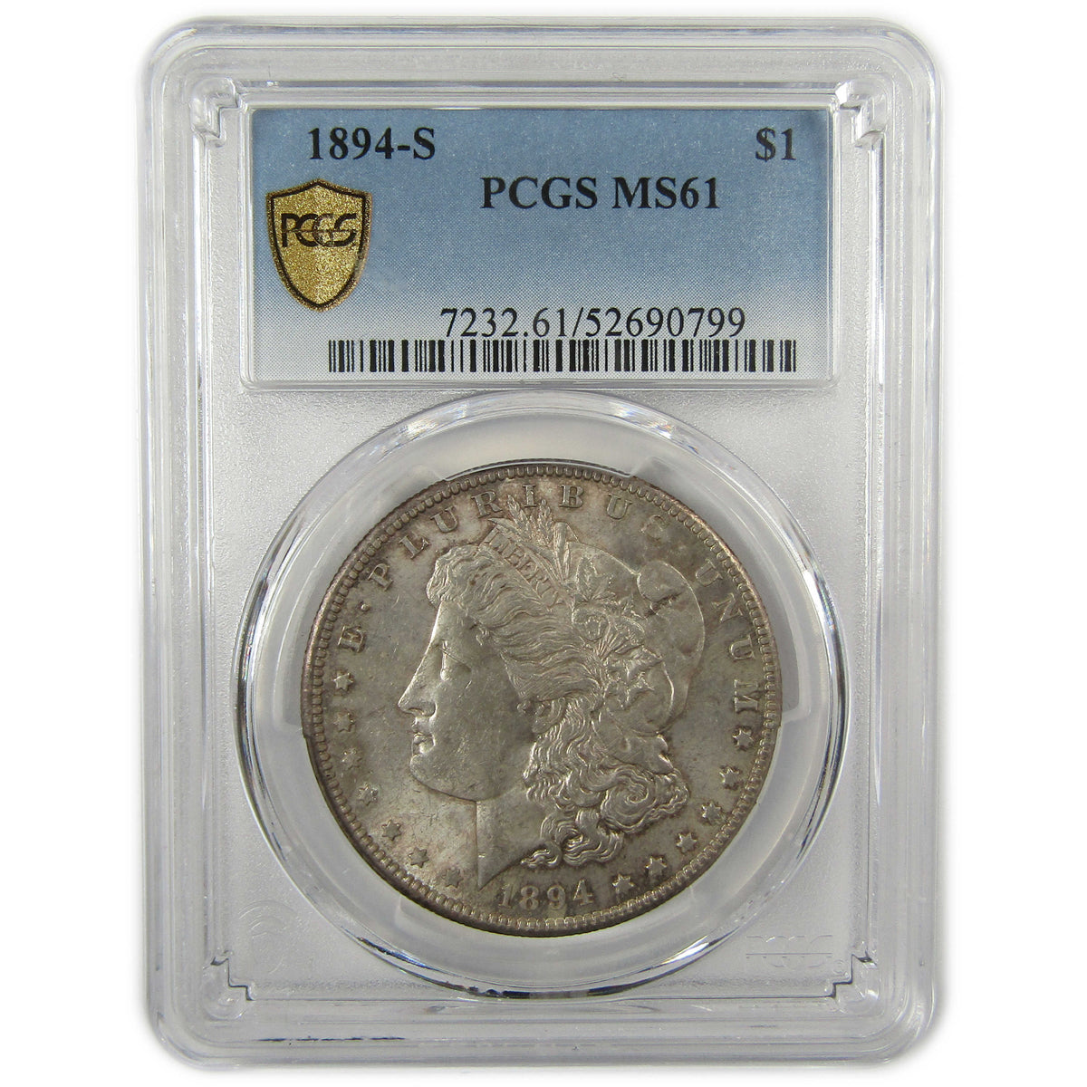 1894 S Morgan Silver Dollar MS 61 PCGS Uncirculated $1 Coin SKU:I23402