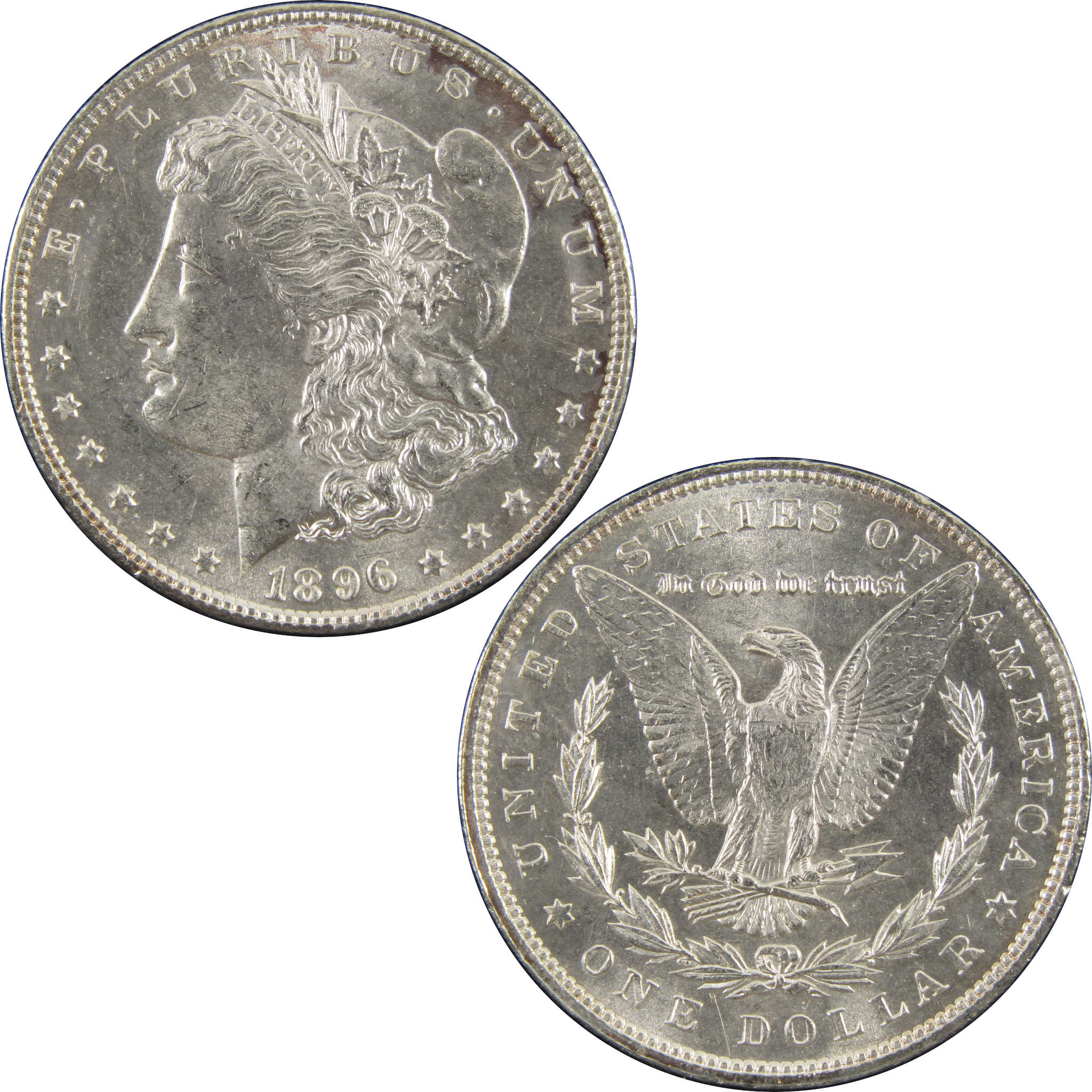 1896 Morgan Dollar BU Uncirculated 90% Silver $1 Coin SKU:CPC4873 - Morgan coin - Morgan silver dollar - Morgan silver dollar for sale - Profile Coins &amp; Collectibles