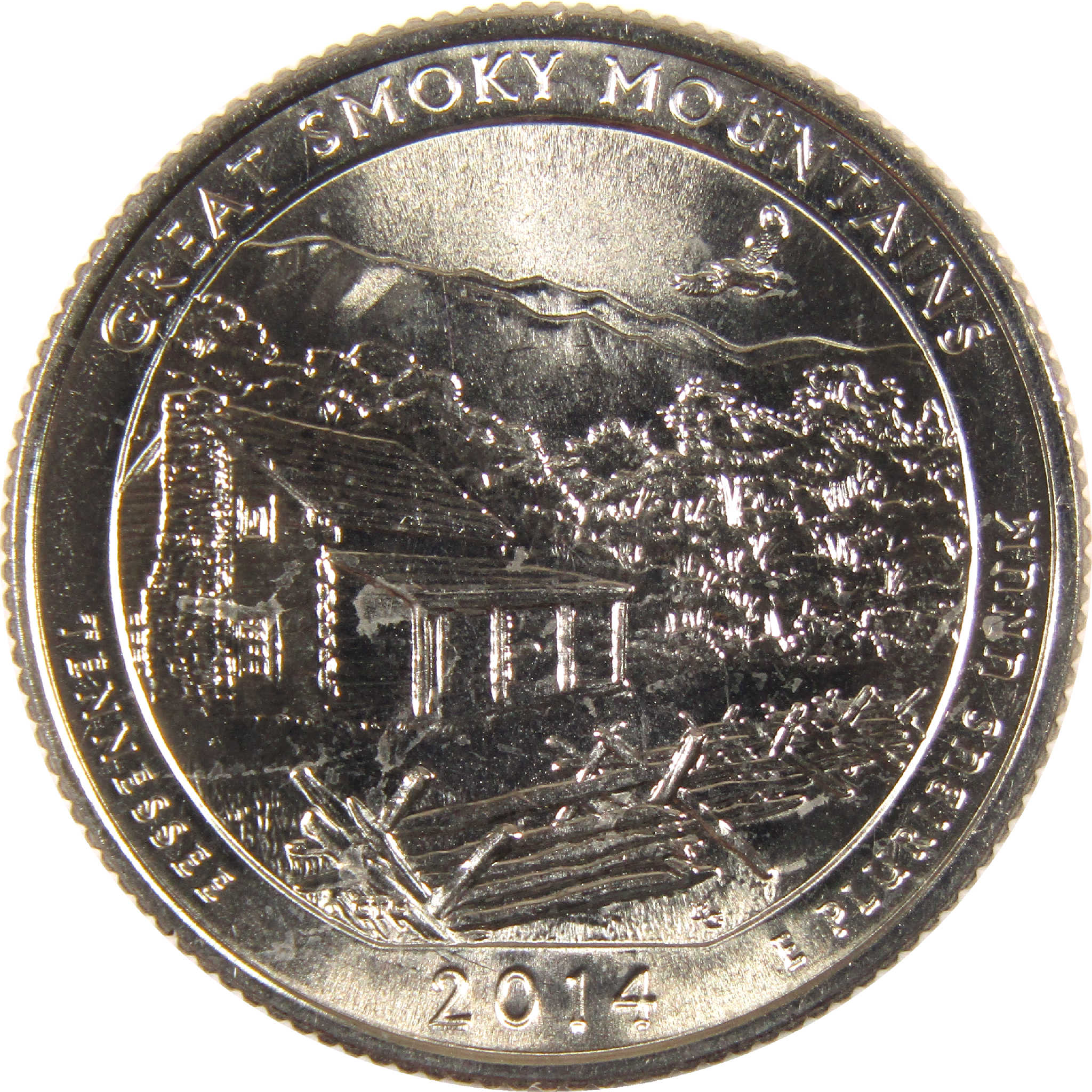 2014 S Great Smoky Mountains National Park Quarter Uncirculated Clad
