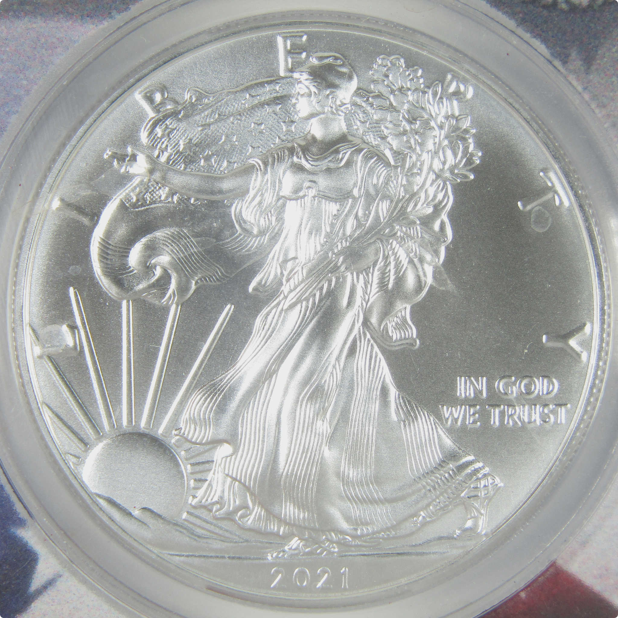 2021 Type 1&2 American Silver Eagle 2 Coin Set MS 70 ANACS SKU:CPC9635