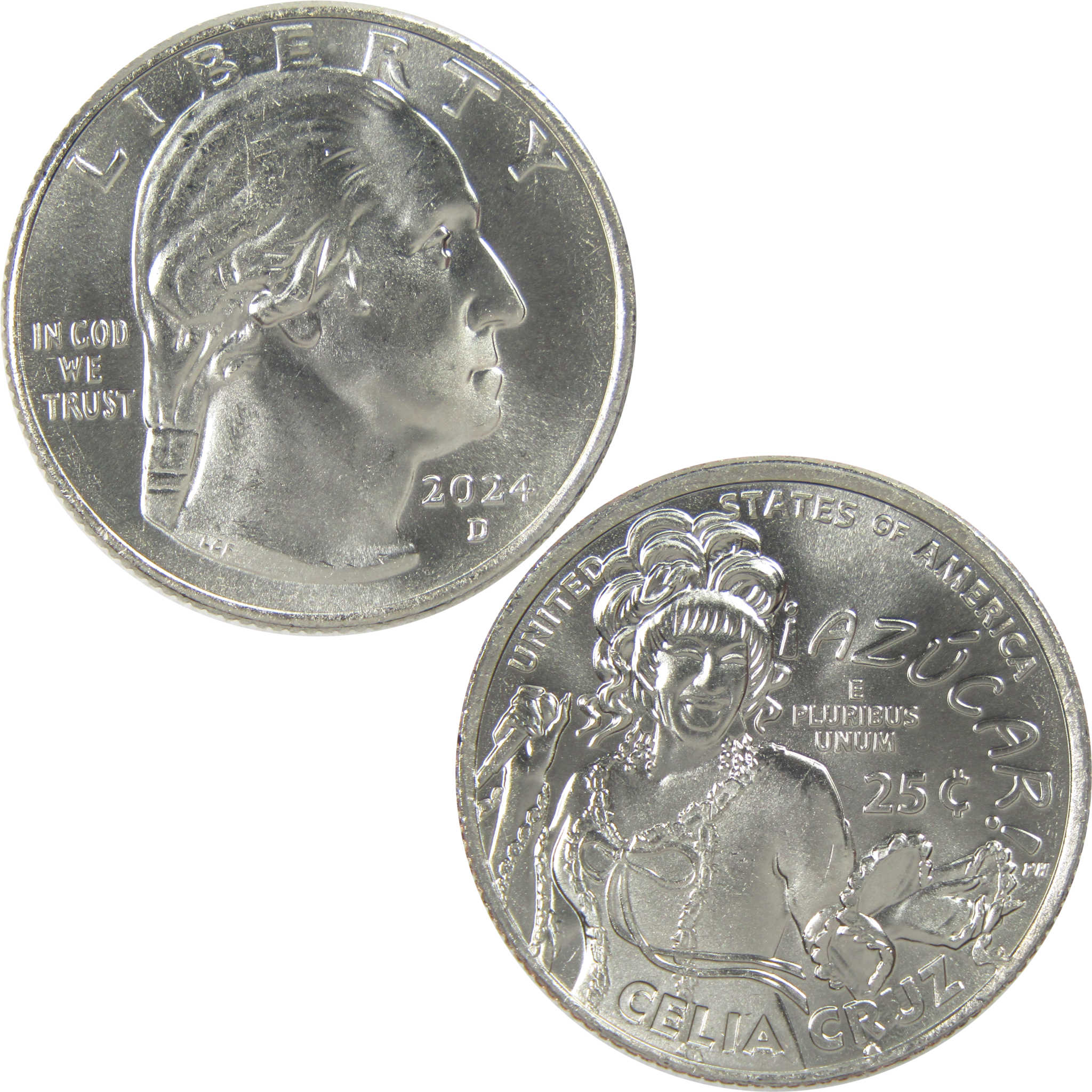 2024 D Celia Cruz American Women Quarter Uncirculated Clad 25c Coin