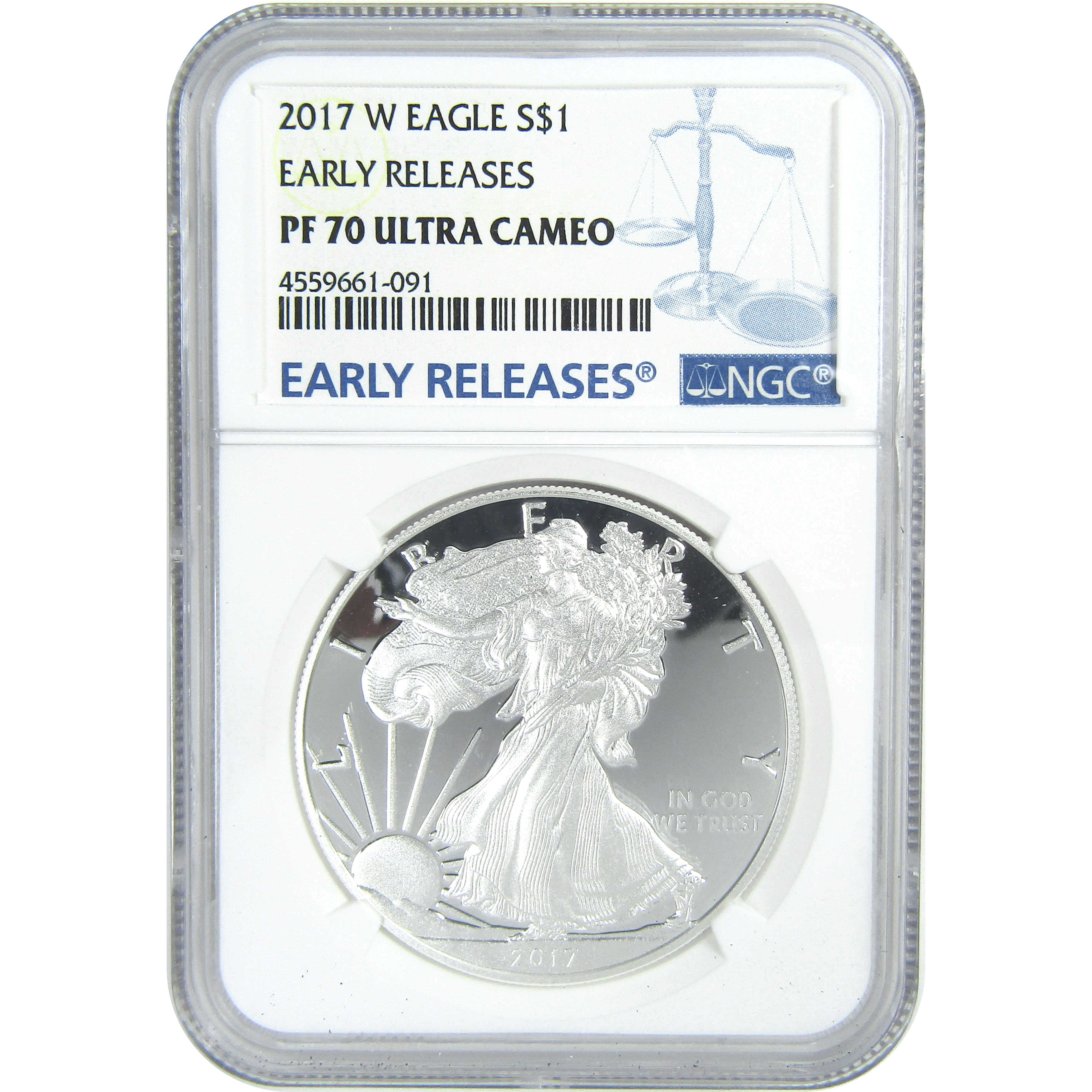 2017 W American Silver Eagle PF 70 UCAM NGC Early Releases SKU:CPC9450