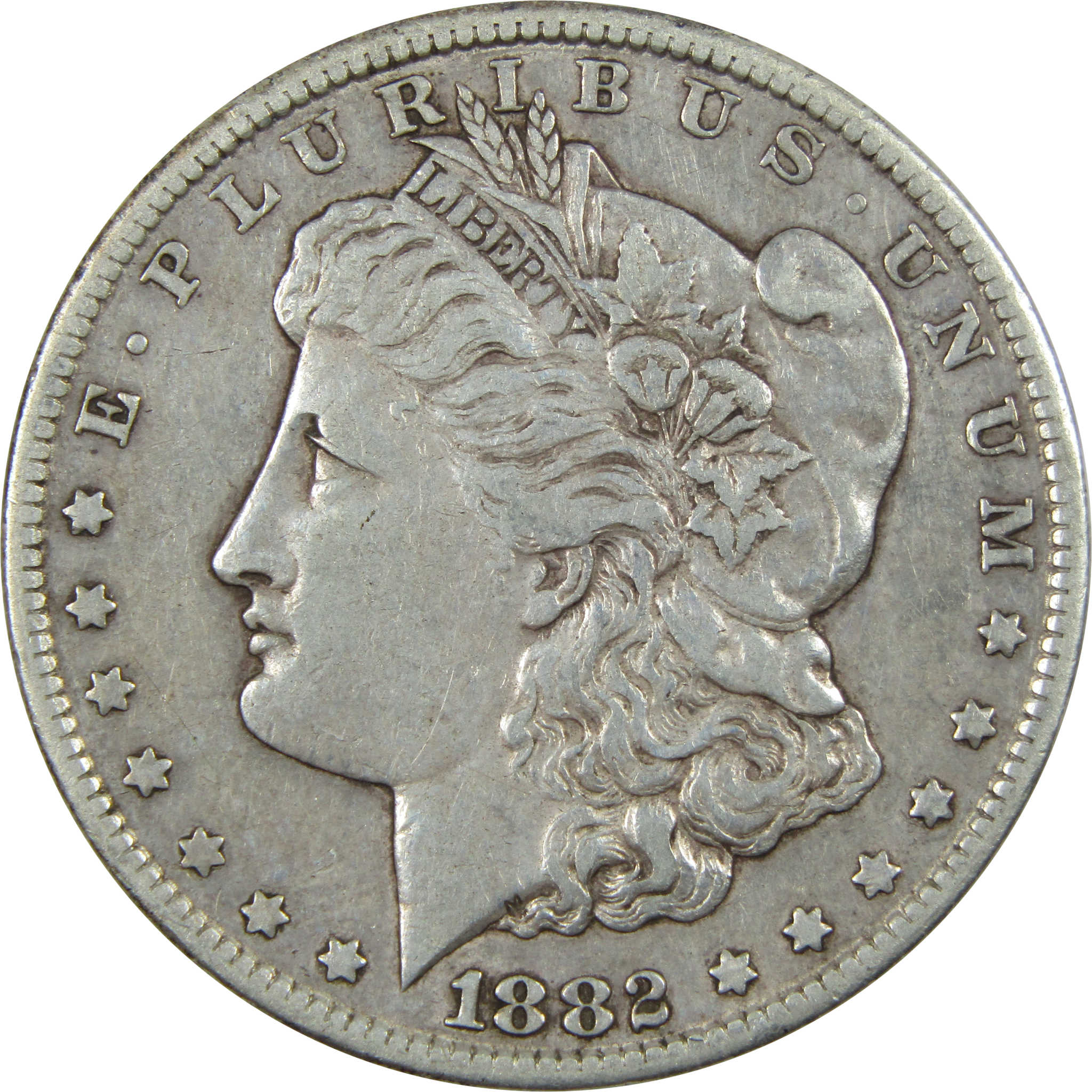 1882 CC Morgan Dollar XF EF Extremely Fine Silver $1 Coin SKU:I14081 - Morgan coin - Morgan silver dollar - Morgan silver dollar for sale - Profile Coins &amp; Collectibles