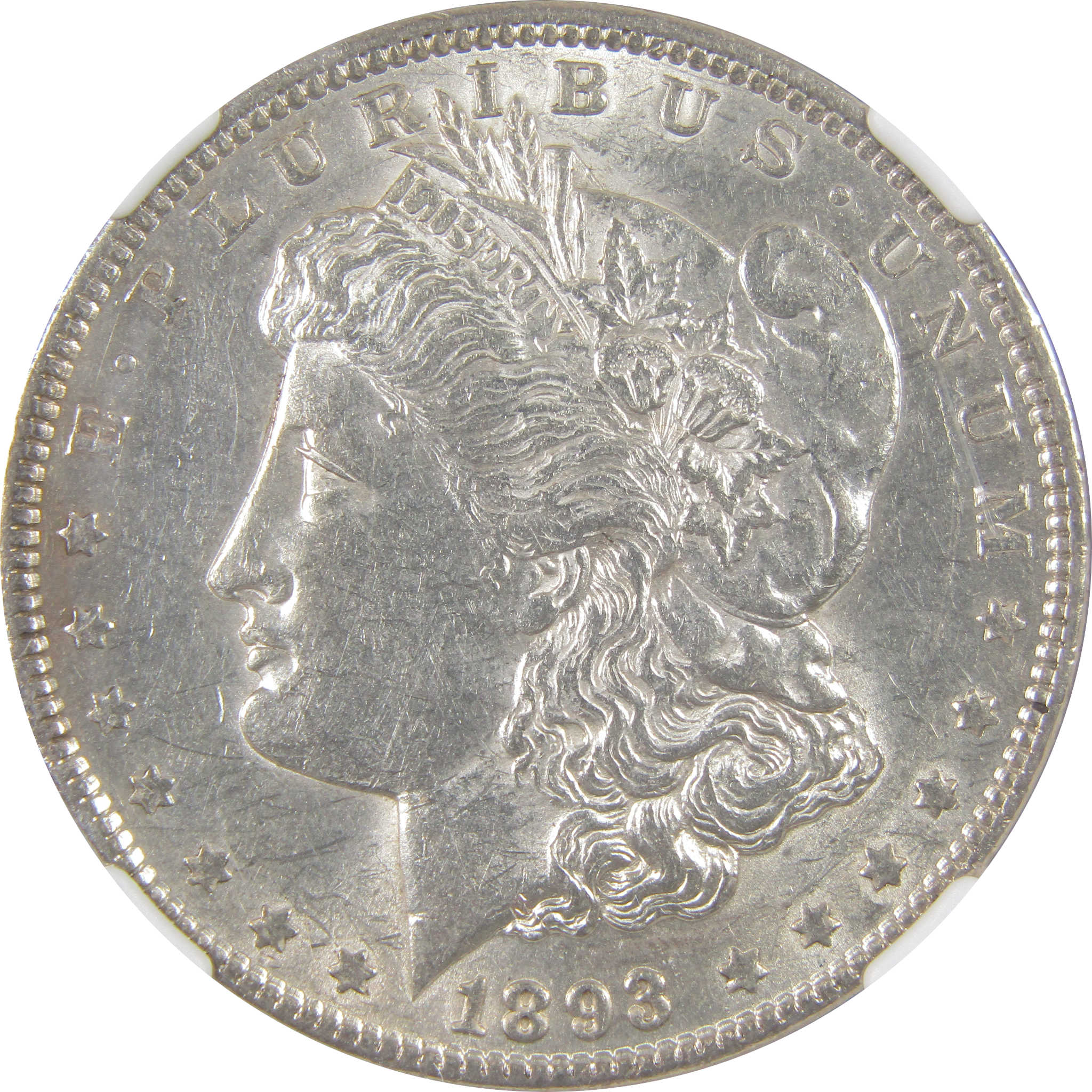 1893 Morgan Dollar AU 55 NGC Silver $1 Coin SKU:I18260 - Morgan coin - Morgan silver dollar - Morgan silver dollar for sale - Profile Coins &amp; Collectibles