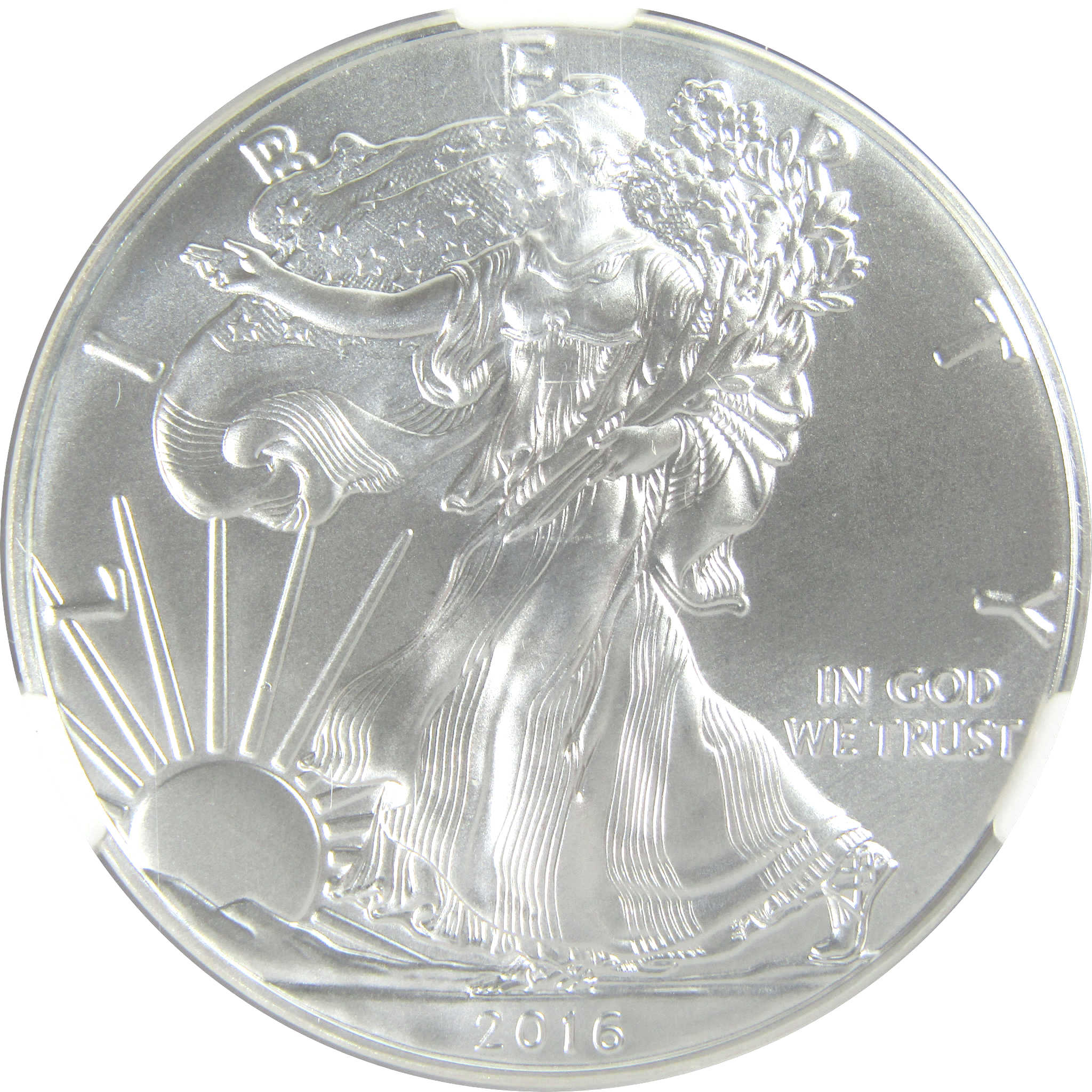 2016 W Lettered Edge American Silver Eagle MS 70 NGC SKU:CPC9440