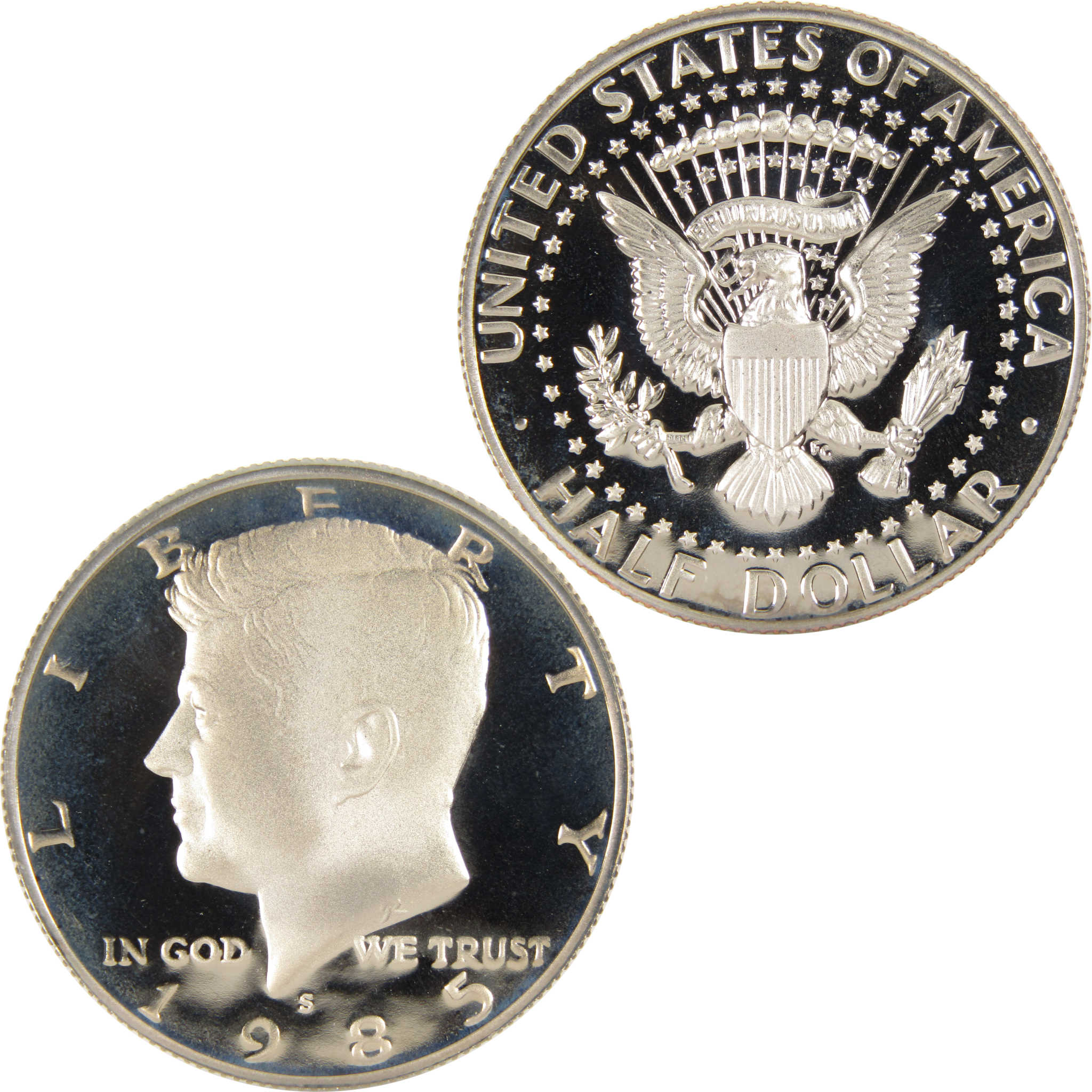 1985 S Kennedy Half Dollar Clad 50c Proof Coin