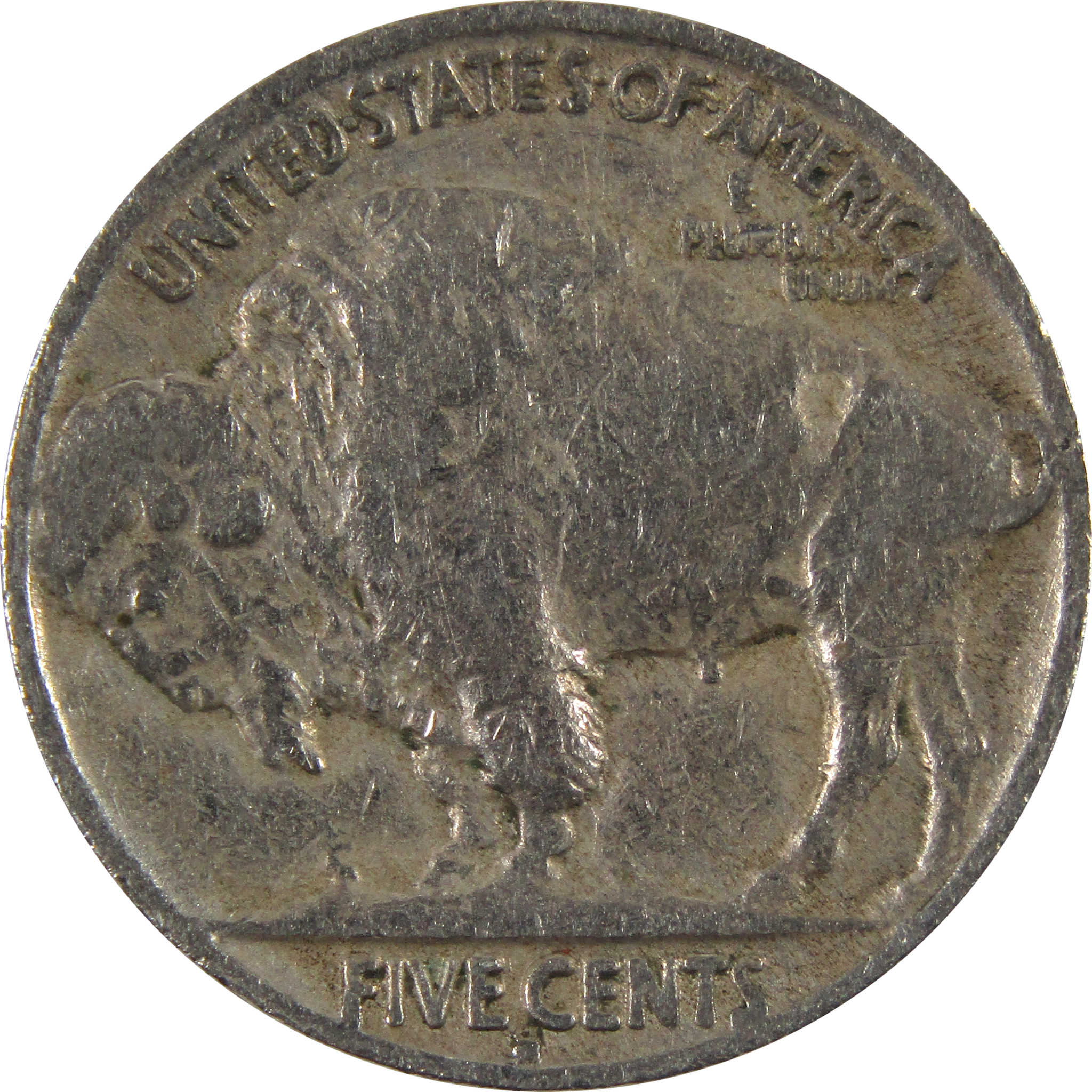 1936 S Indian Head Buffalo Nickel F Fine Details 5c Coin SKU:I6213