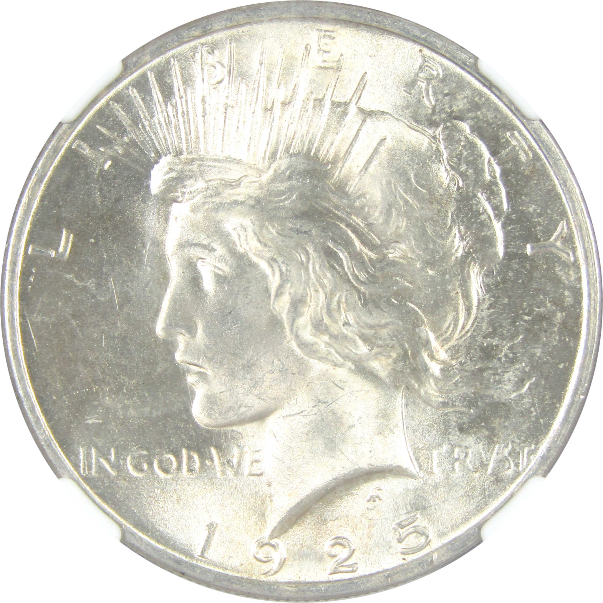 1925 Peace Dollar MS 63 NGC Silver $1 Uncirculated Coin SKU:I15288