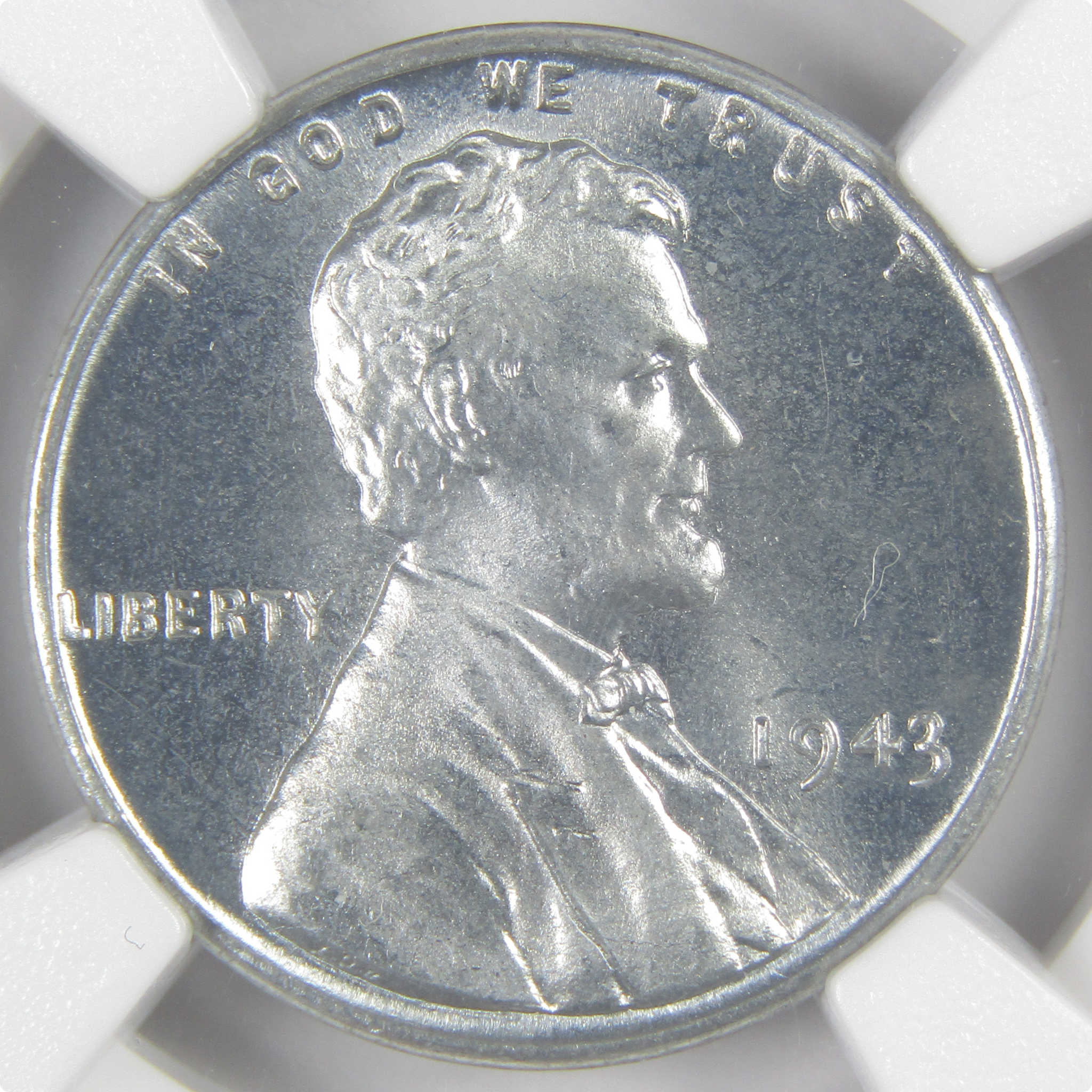 1943 Lincoln Wheat Cent MS 67 NGC Steel Penny Uncirculated 1c Coin