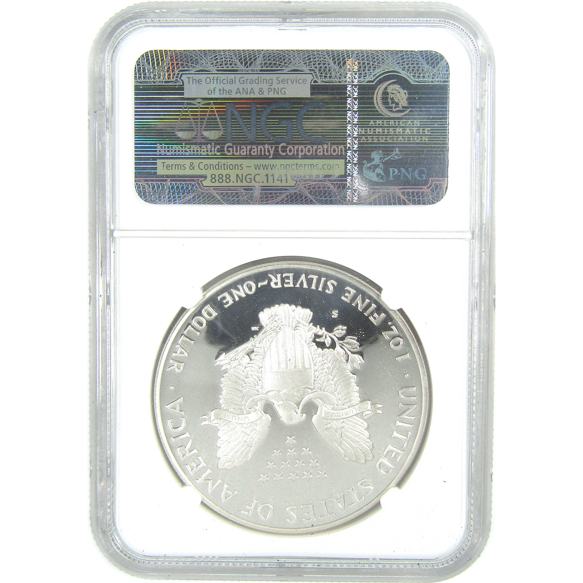 1992 S American Silver Eagle PF 69 UCAM NGC Proof $1 SKU:CPC9587