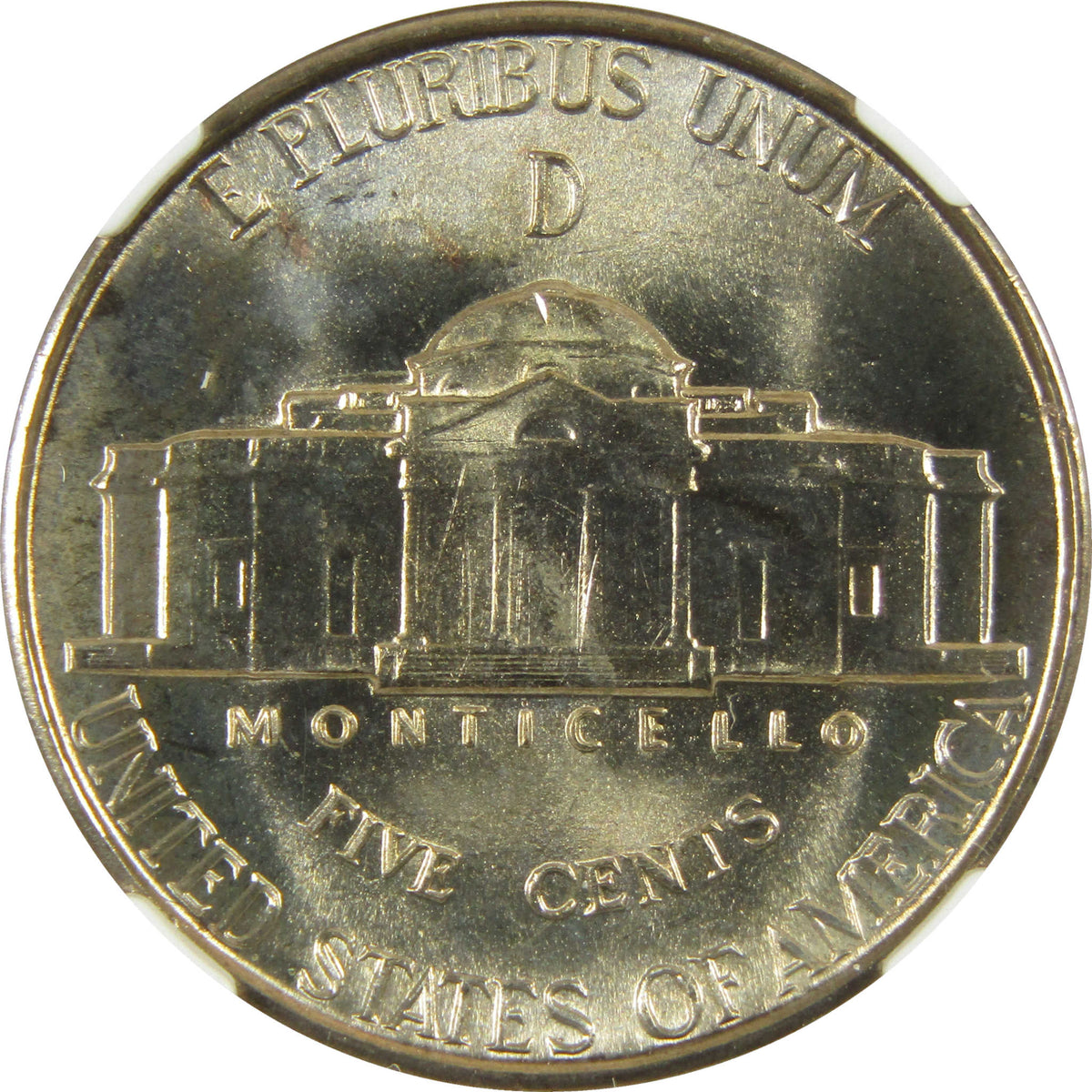 1943 D Jefferson Wartime Silver Nickel MS 67 5FS NGC Coin SKU:I28718
