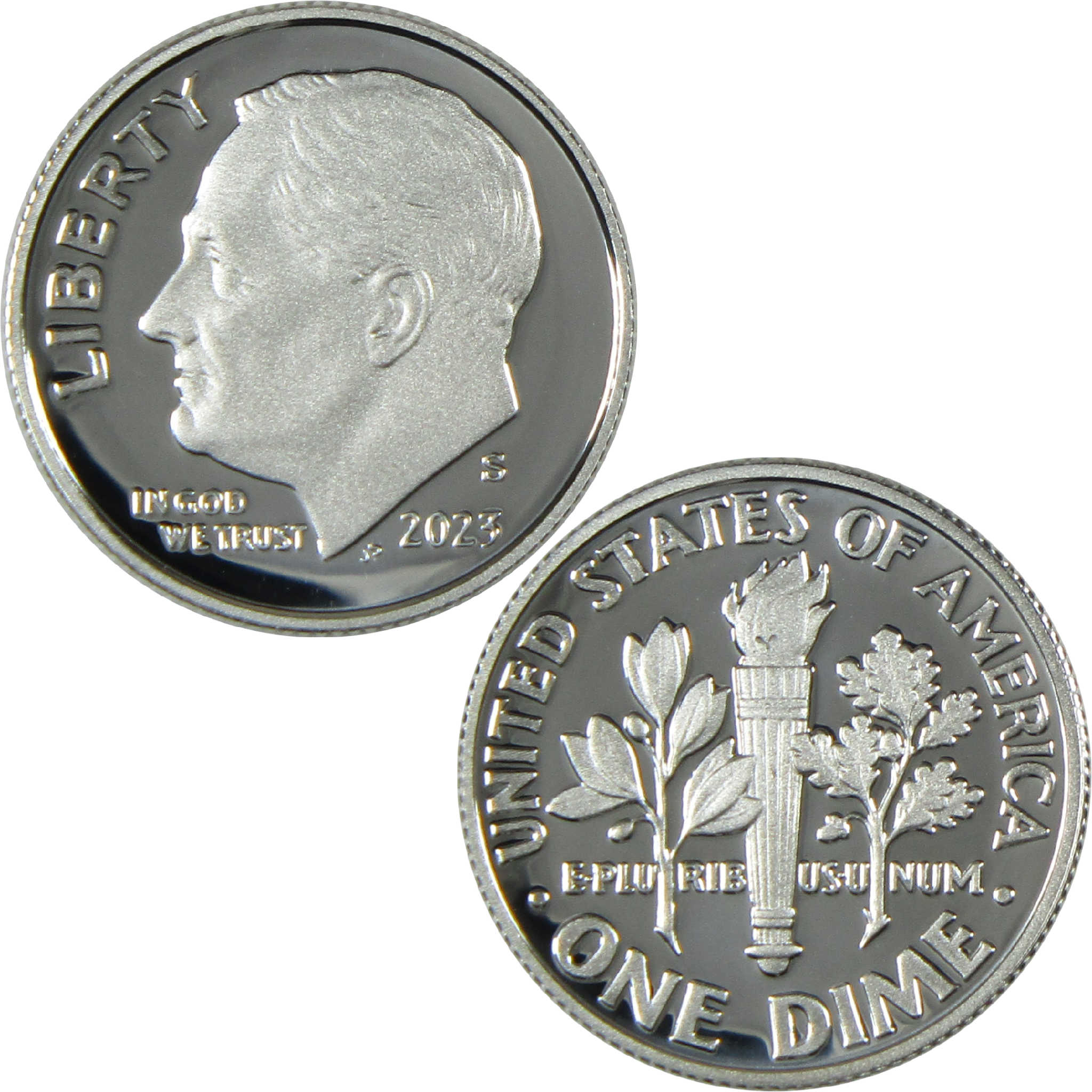 2023 S Roosevelt Silver Dime Proof 10c Coin Collectible