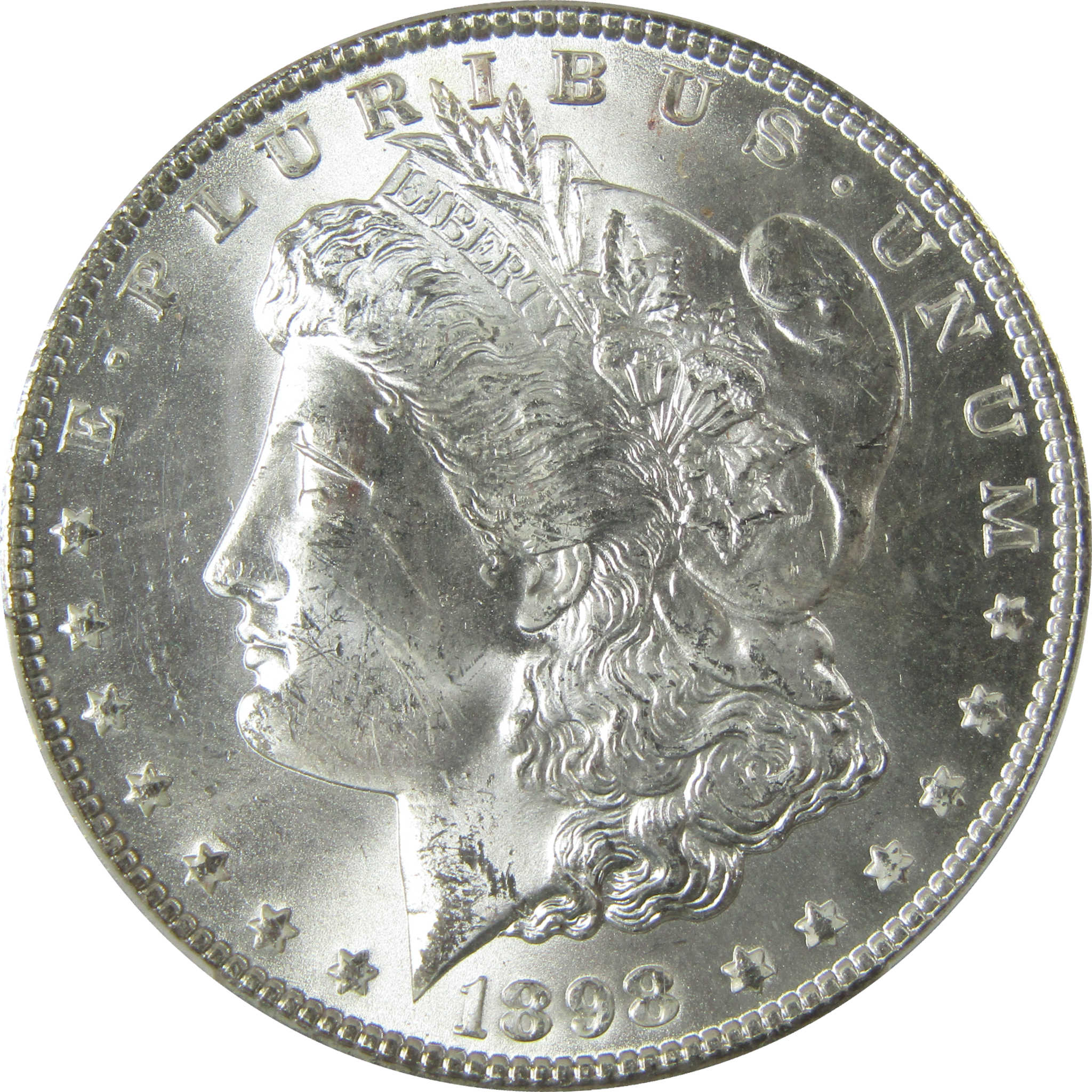 1898 O Morgan Silver Dollar MS 64 PCGS Uncirculated $1 Coin SKU:CP1599