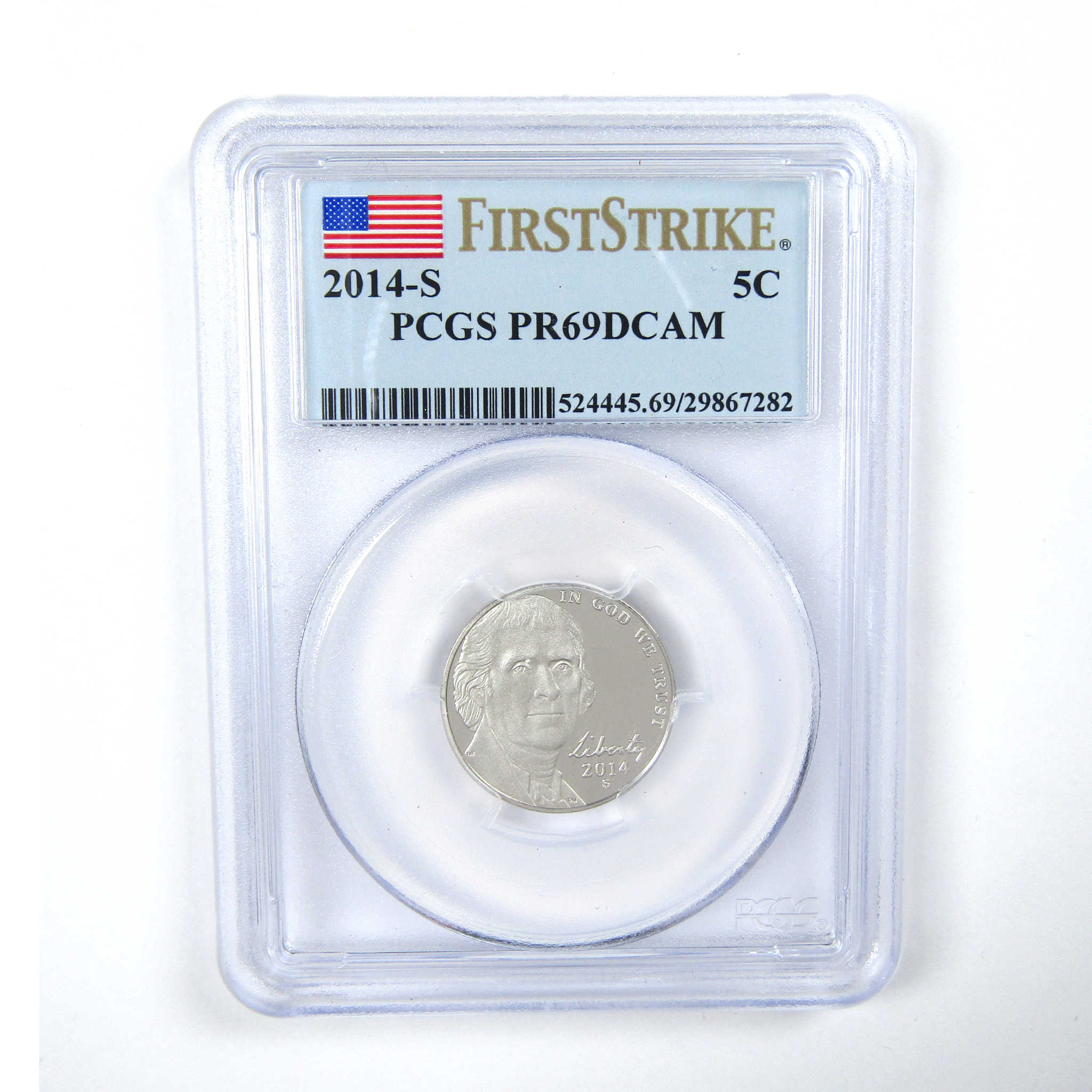 2014 S Jefferson Nickel PR 69 DCAM PCGS Coin First Strike SKU:CPC5101