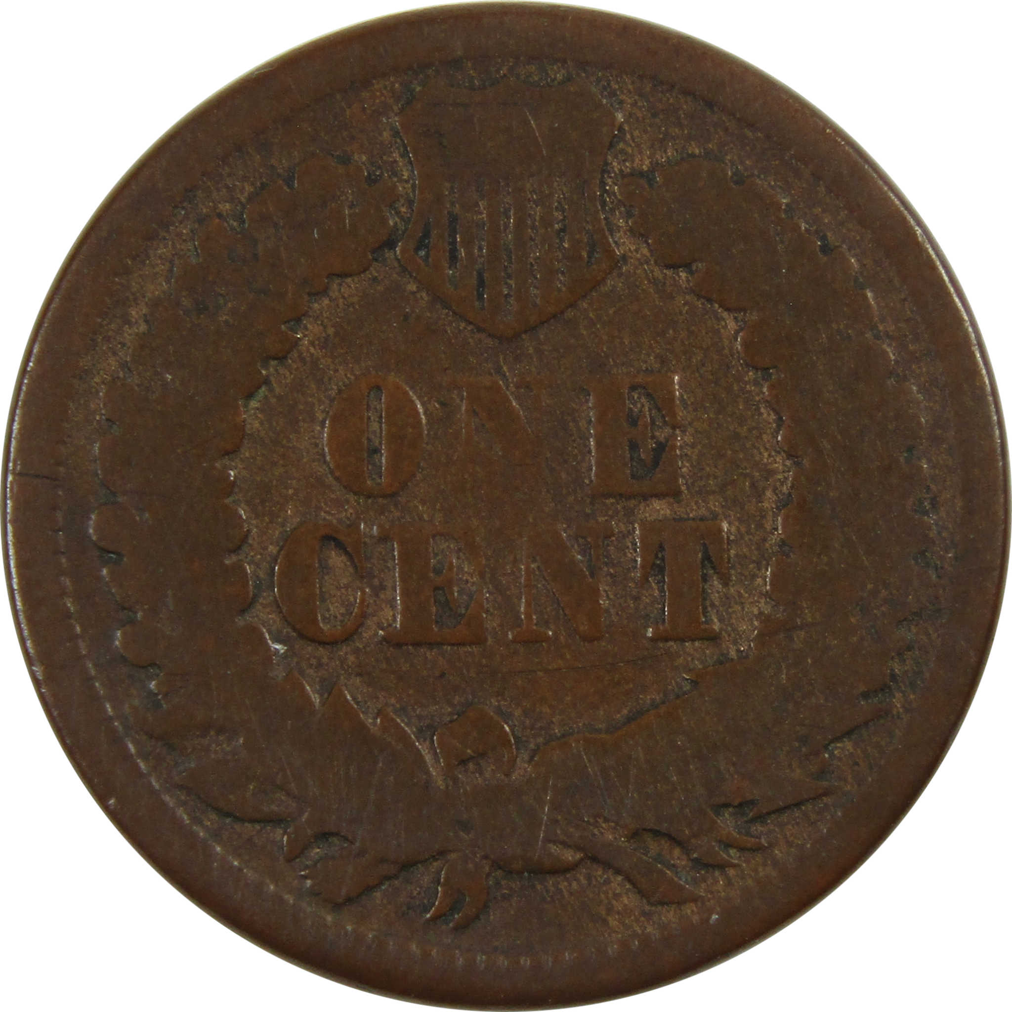 1869 Indian Head Cent G Good Penny 1c Coin SKU:I8156