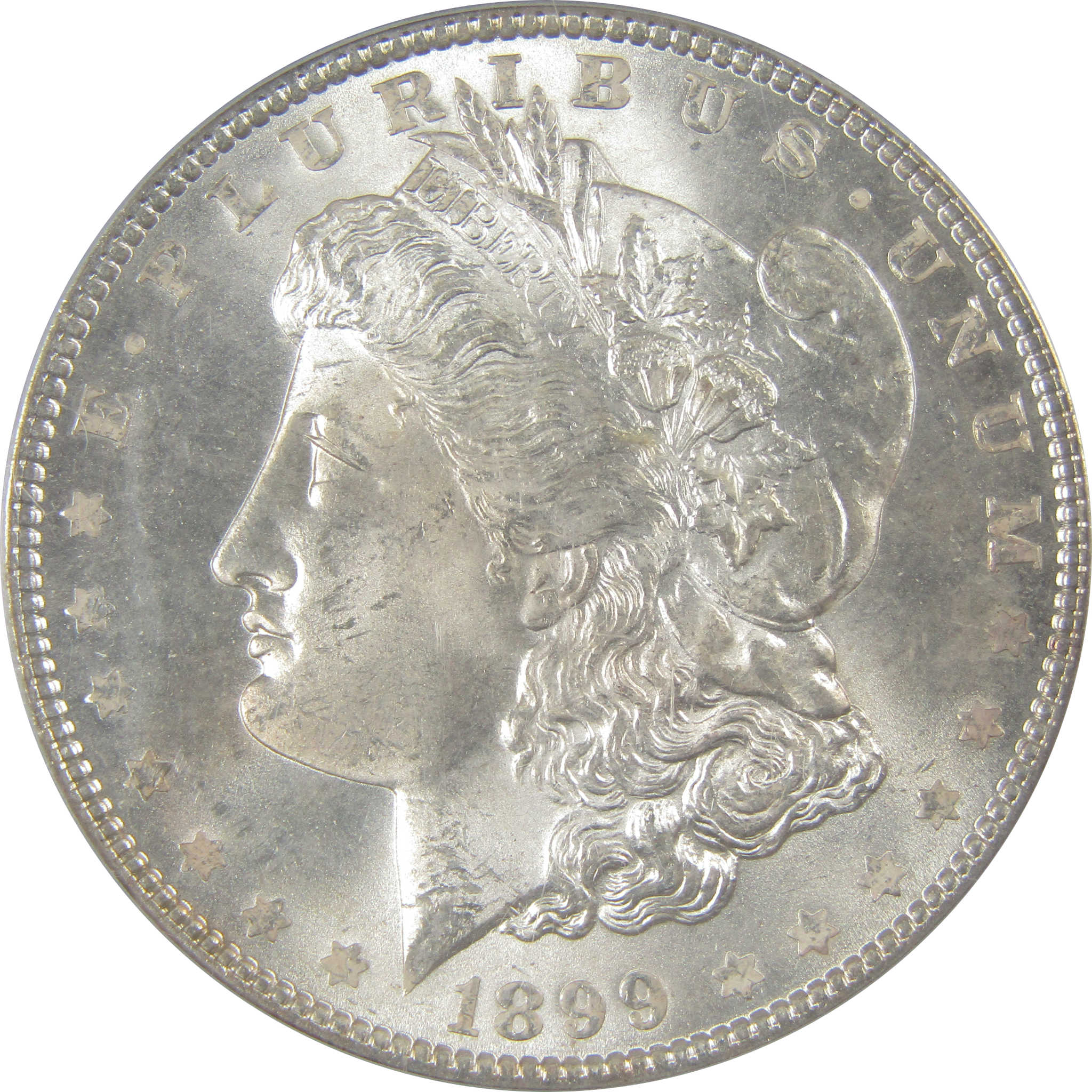 1899 Morgan Dollar MS 65 PCGS Silver Uncirculated $1 Coin SKU:I20581 - Morgan coin - Morgan silver dollar - Morgan silver dollar for sale - Profile Coins &amp; Collectibles