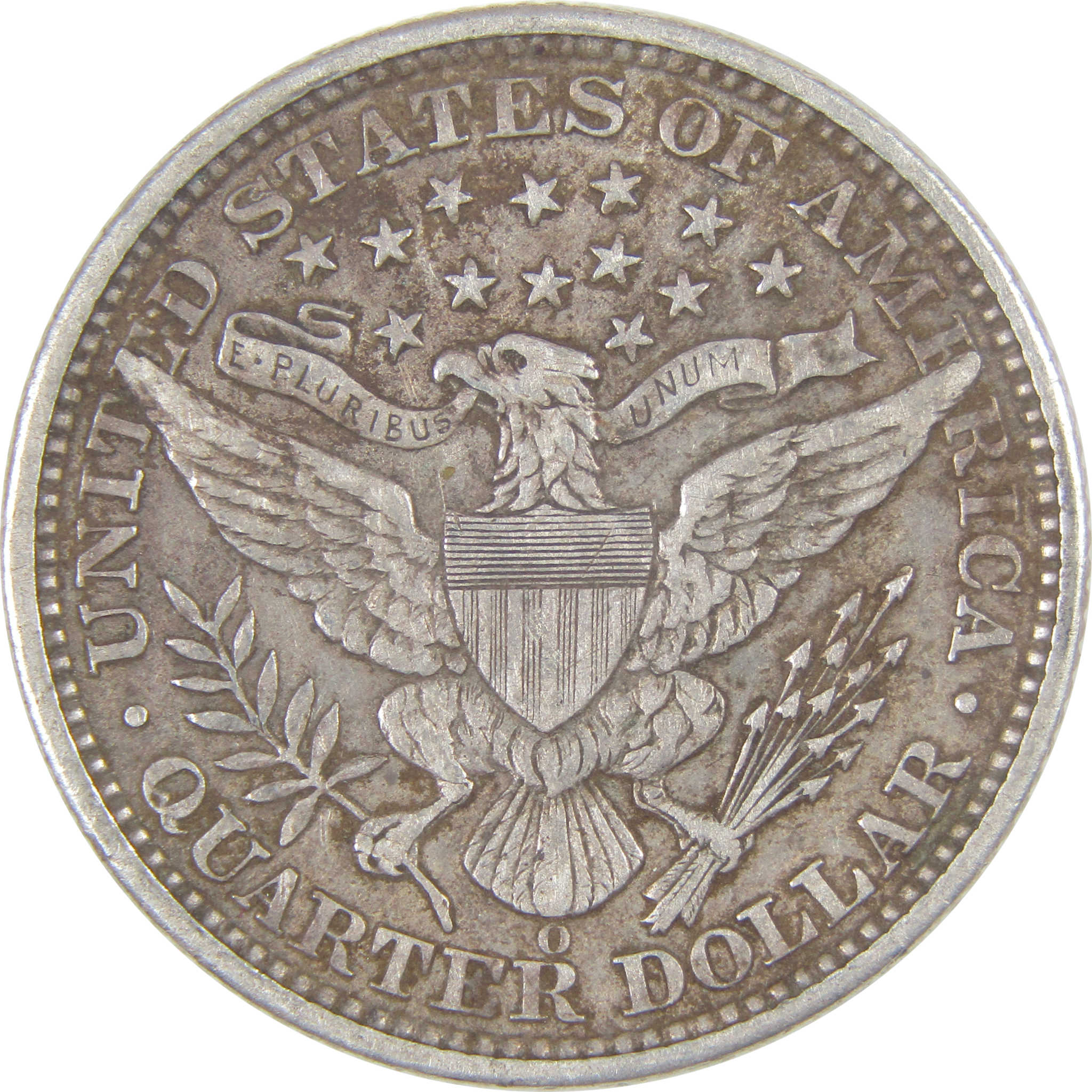 1892 O Barber Quarter XF EF Extremely Fine Details Silver SKU:I16764