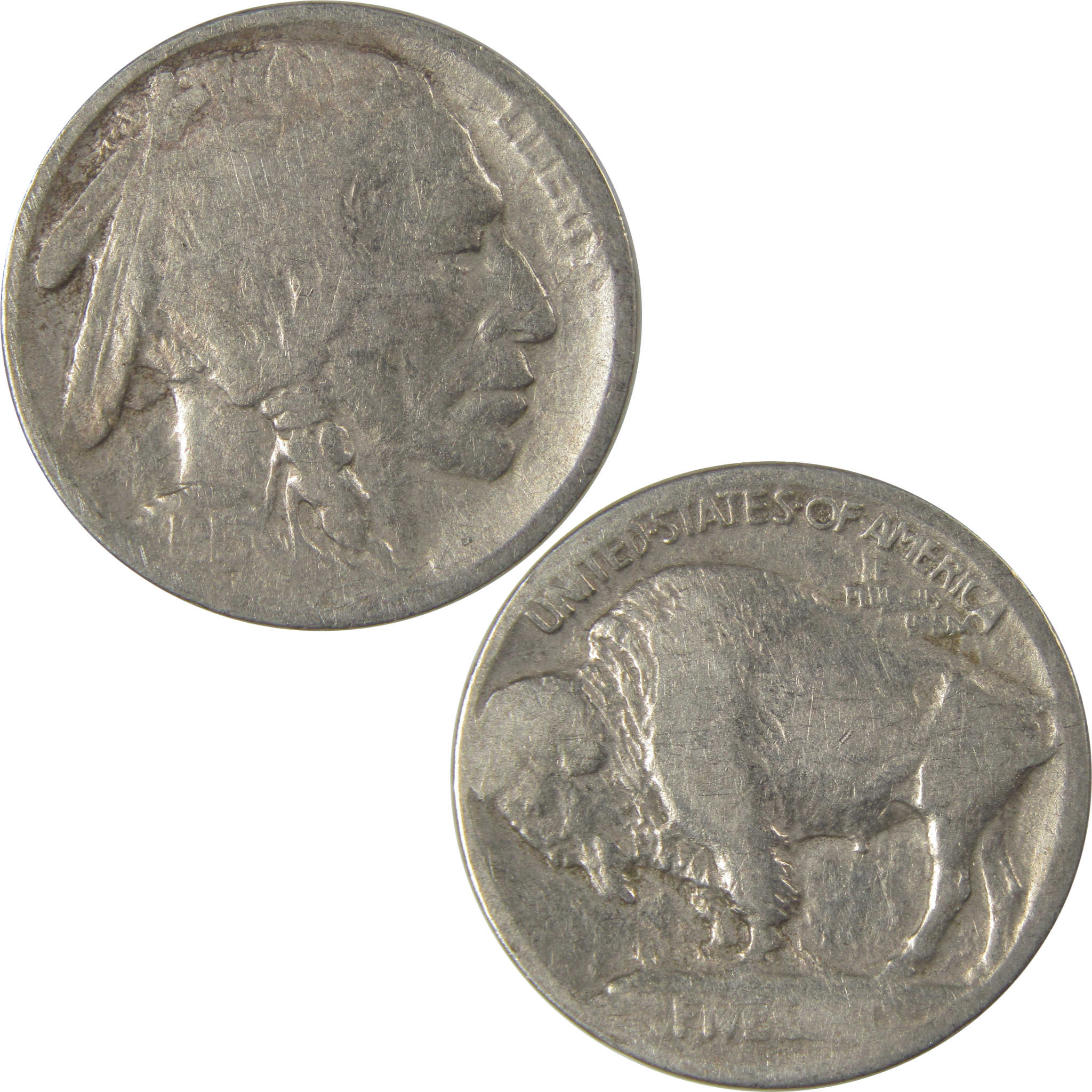 1913 S Type 1 Indian Head Buffalo Nickel AG About Good SKU:I22848