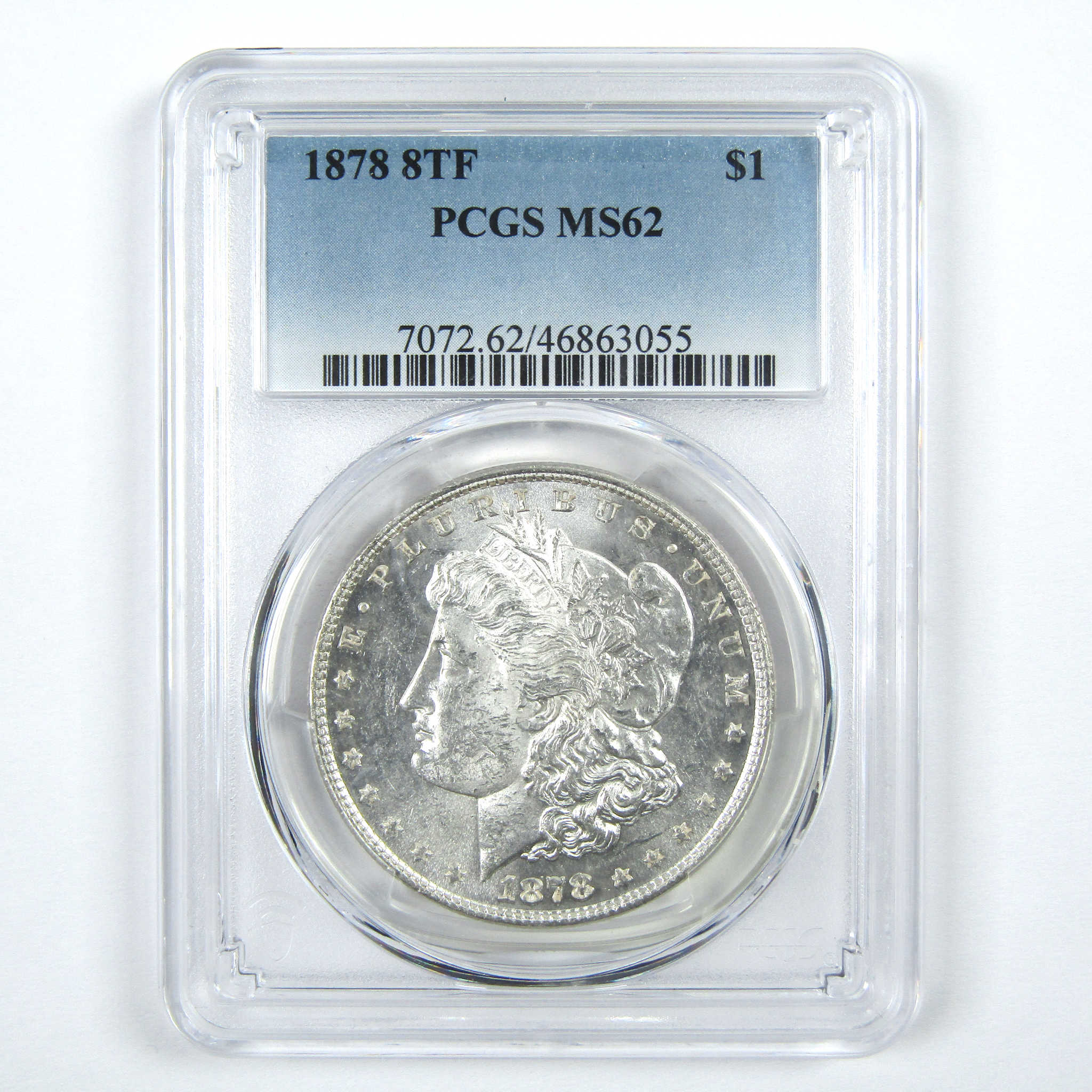 1878 8TF Morgan Dollar MS 62 PCGS Silver $1 Uncirculated SKU:I14845 - Morgan coin - Morgan silver dollar - Morgan silver dollar for sale - Profile Coins &amp; Collectibles