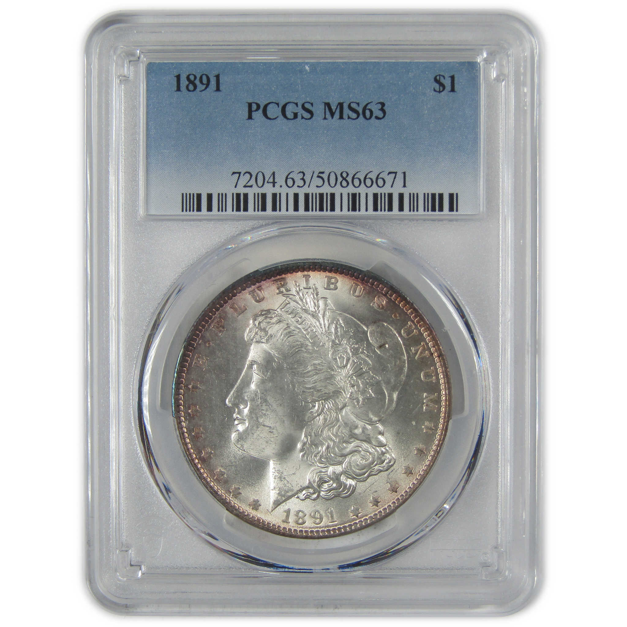 1891 Morgan Dollar MS 63 PCGS Silver Uncirculated $1 Coin SKU:I24258 - Morgan coin - Morgan silver dollar - Morgan silver dollar for sale - Profile Coins &amp; Collectibles