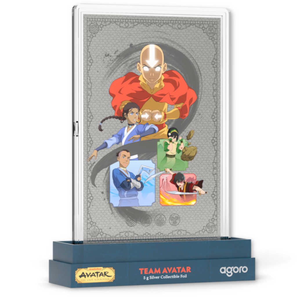 2025 Avatar The Last Airbender Team Avatar Collectible Silver Foil