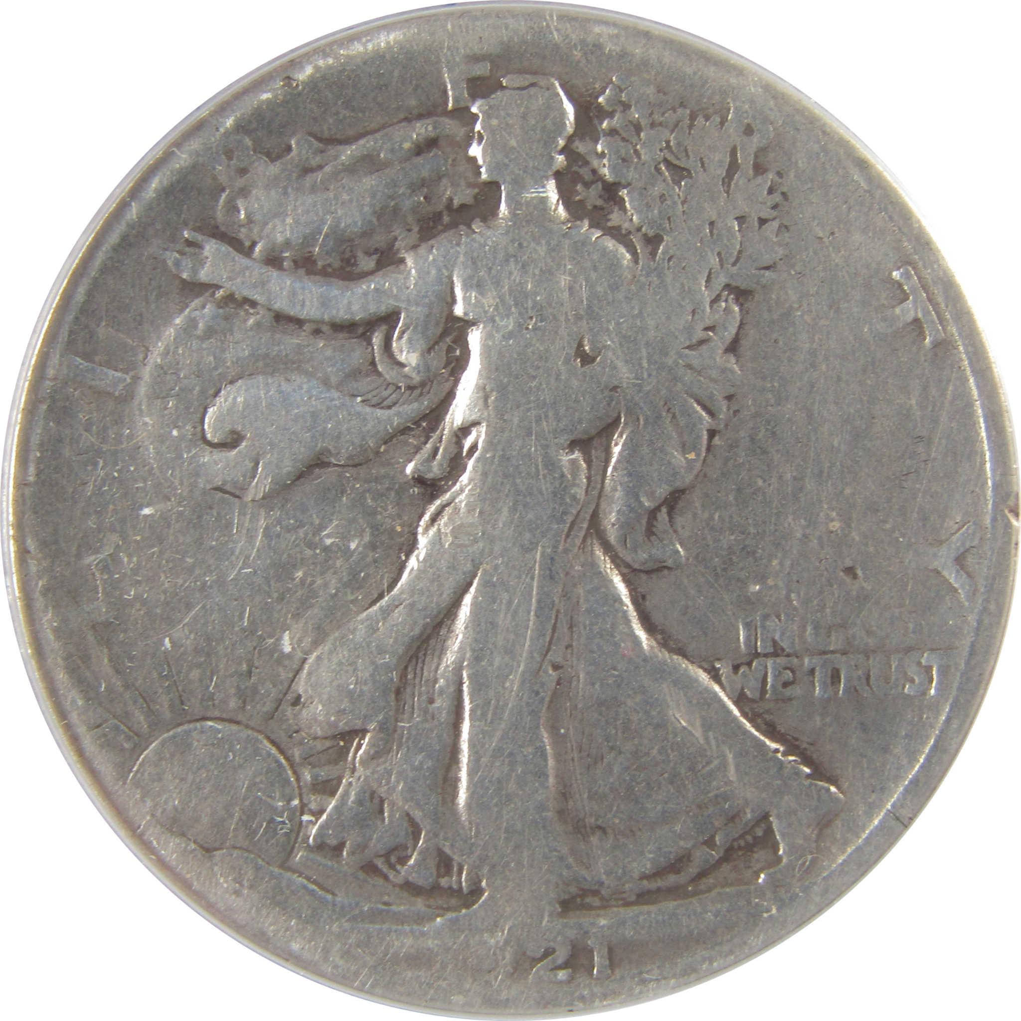 1921 S Liberty Walking Silver Half Dollar AG 3 Detail ANACS SKU:I25457