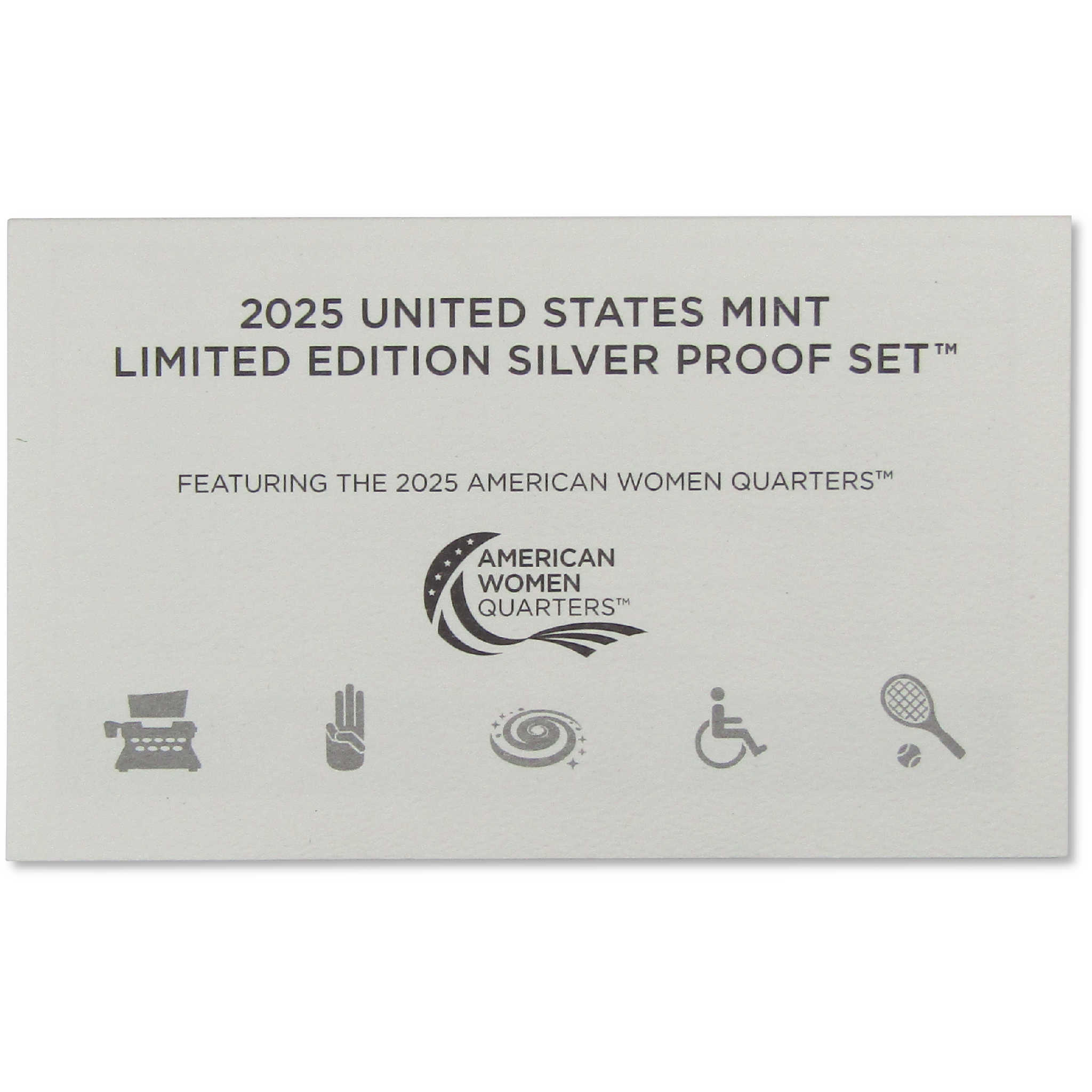 2025 U.S. Mint Limited Edition Silver Proof Set Collectible OGP COA