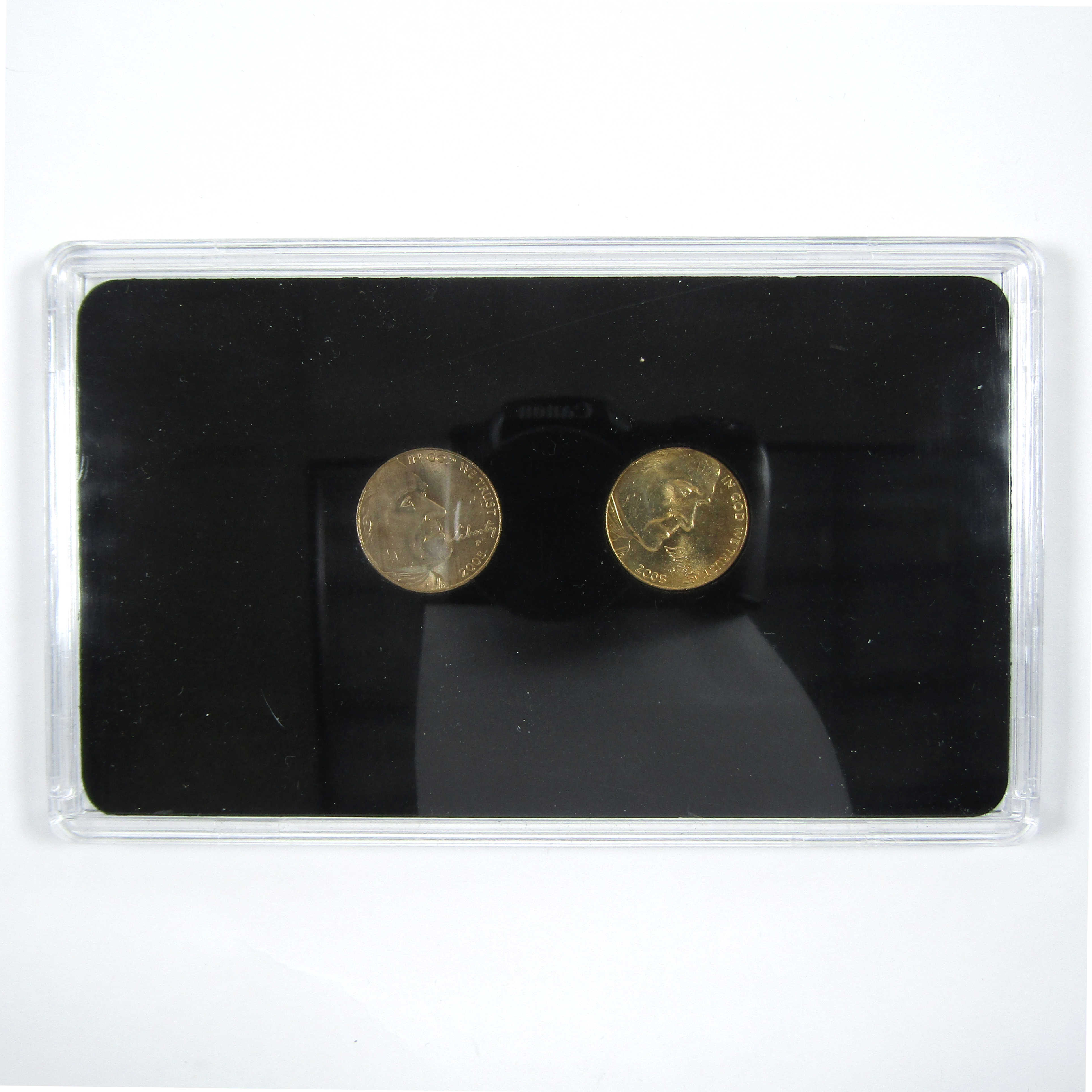 2005 P&D Ocean in View Jefferson Nickel Gold Coated Set SKU:CPC7480