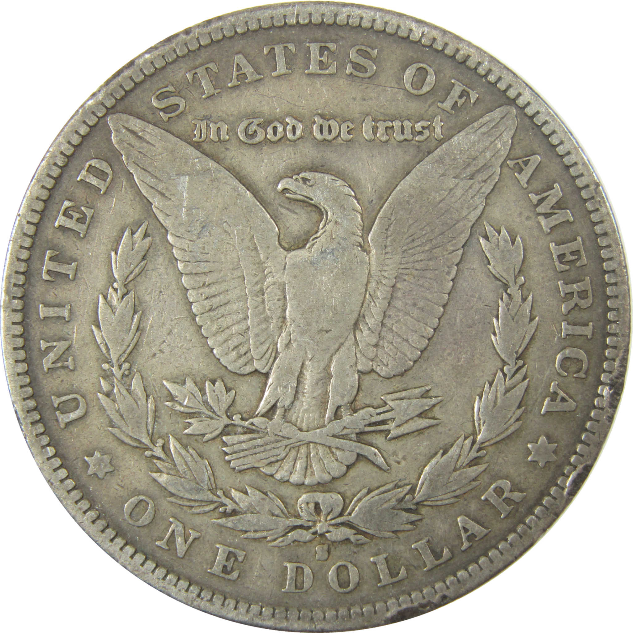 1892 S Morgan Silver Dollar F Fine Details $1 Coin SKU:CP1575