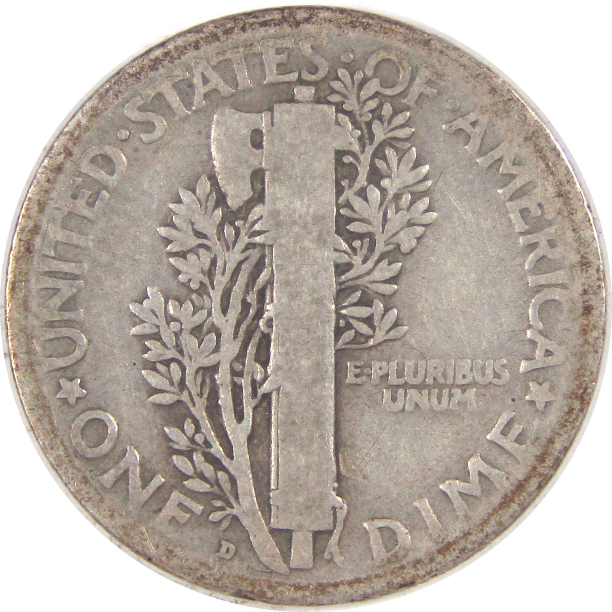 1921 D Mercury Dime VG Very Good Silver 10c Coin SKU:I16921