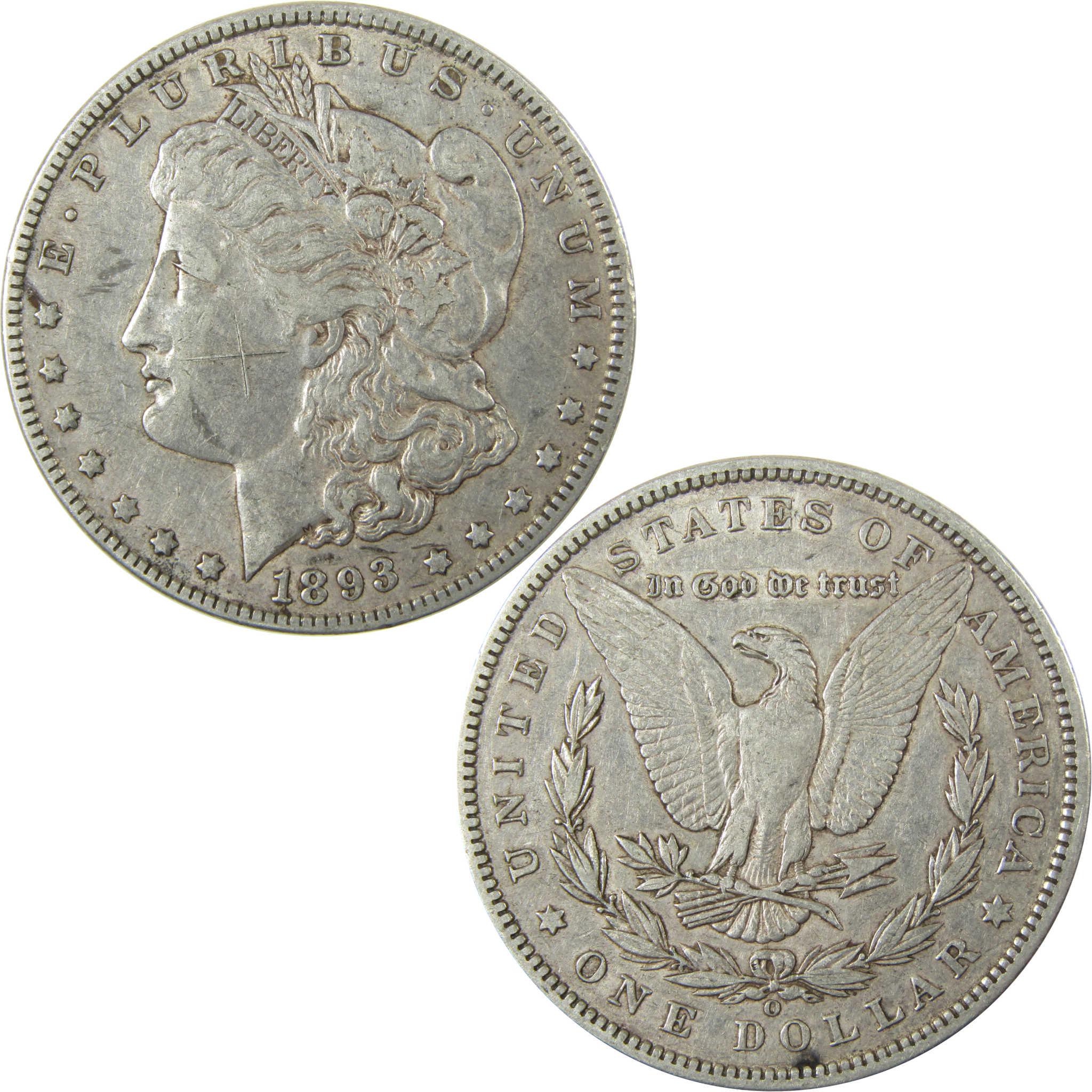 1893 O Morgan Silver Dollar XF EF Extremely Fine Details SKU:CP1390 - Morgan coin - Morgan silver dollar - Morgan silver dollar for sale - Profile Coins &amp; Collectibles