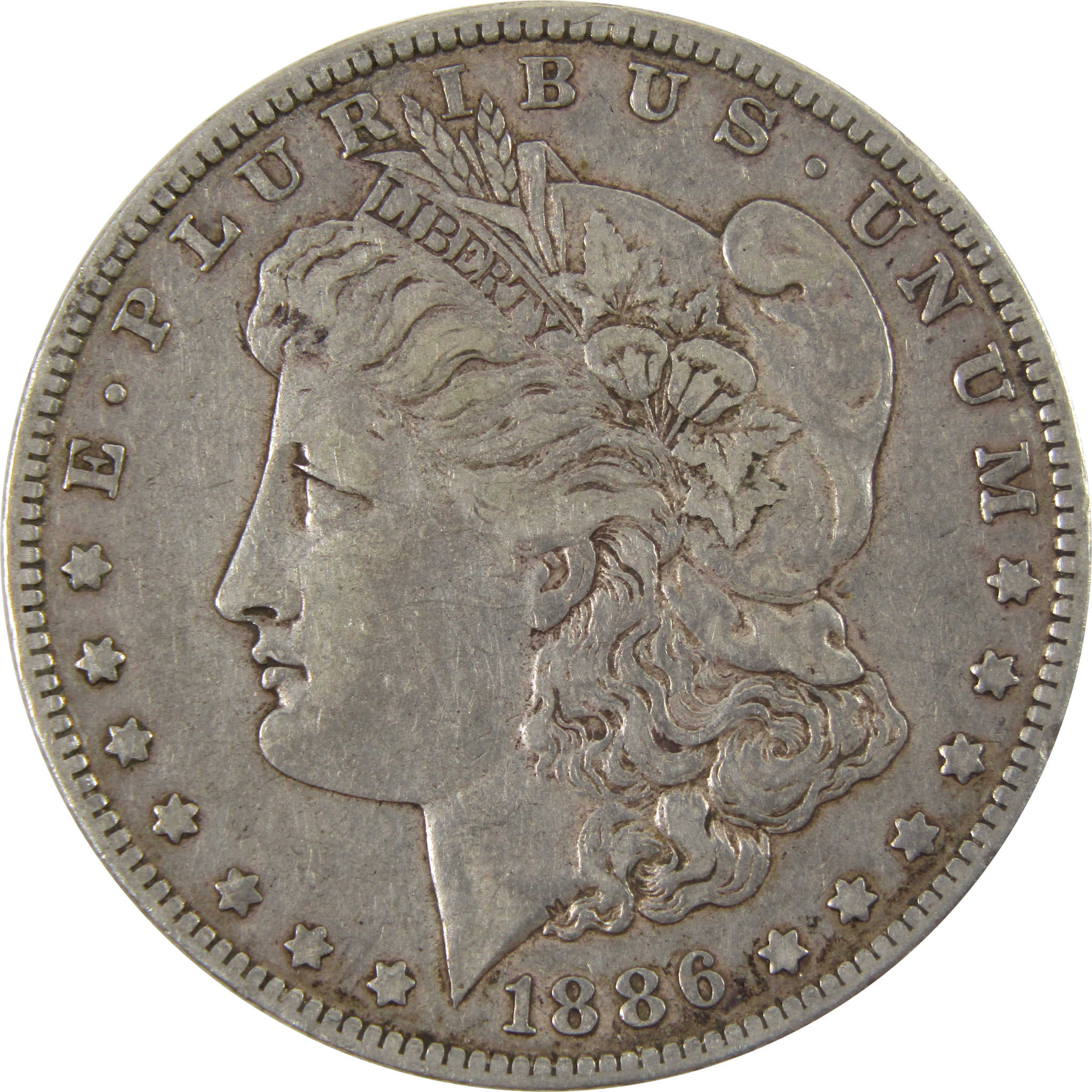 1886 O Morgan Dollar VF Very Fine 90% Silver $1 Coin SKU:I10002 - Morgan coin - Morgan silver dollar - Morgan silver dollar for sale - Profile Coins &amp; Collectibles