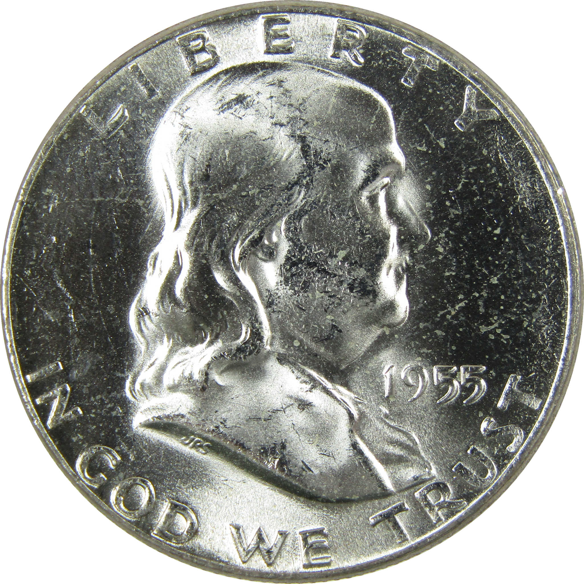 1955 Bugs Bunny Franklin Silver 50c Uncirculated Mint State SKU:I27853