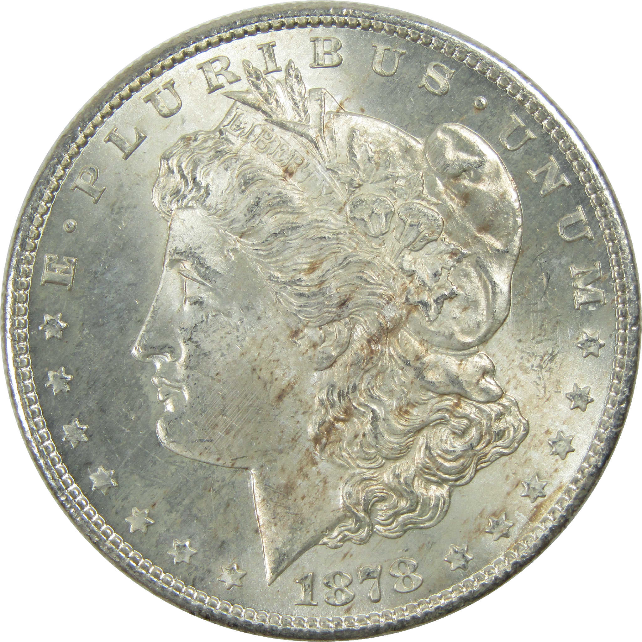 1878 S Morgan Dollar BU Choice Uncirculated Silver $1 Coin SKU:I13201 - Morgan coin - Morgan silver dollar - Morgan silver dollar for sale - Profile Coins &amp; Collectibles